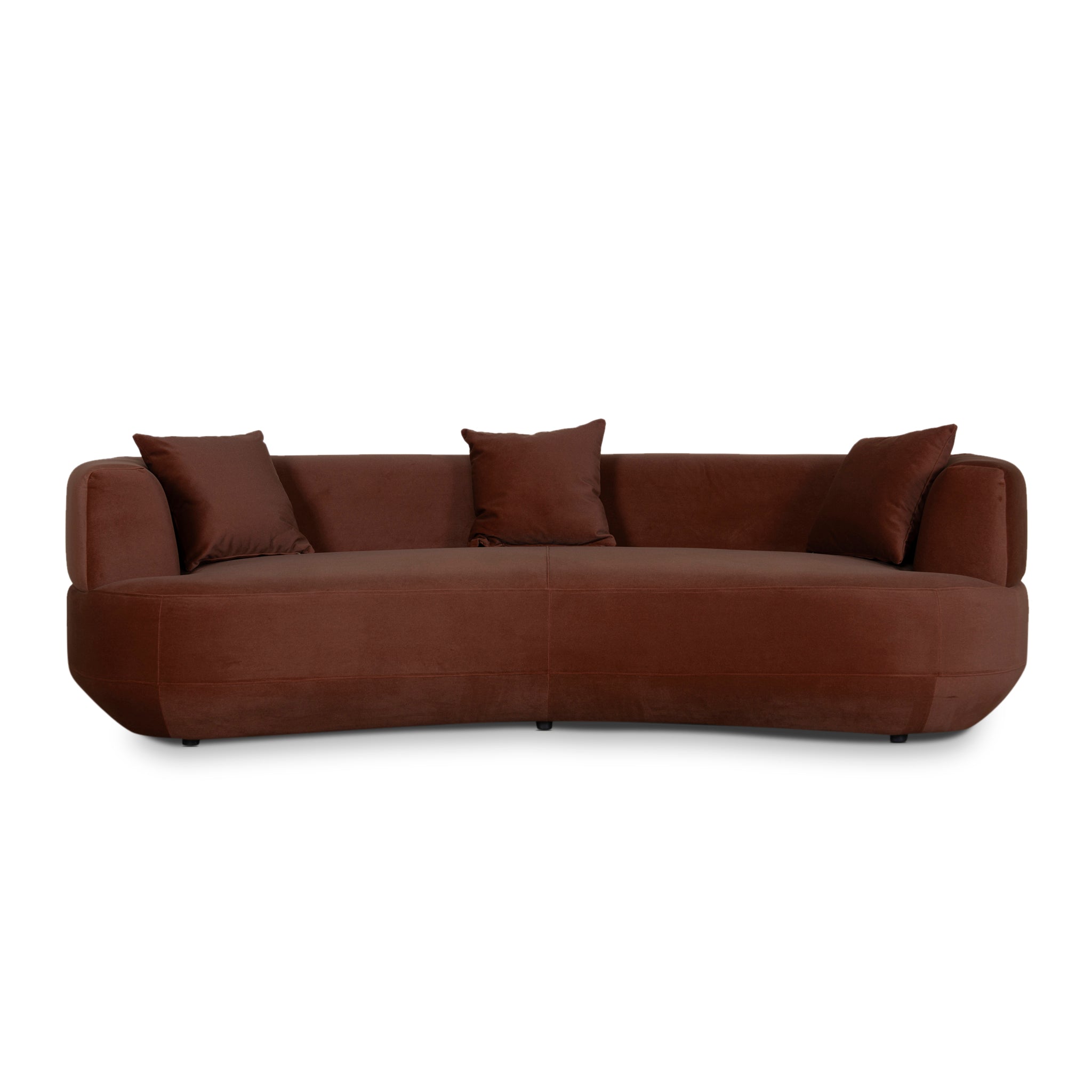 CLC10855-FS 3 Seater Sofa - Burnt Brown