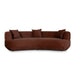 3 Seater Sofa - Burnt Brown - image 2