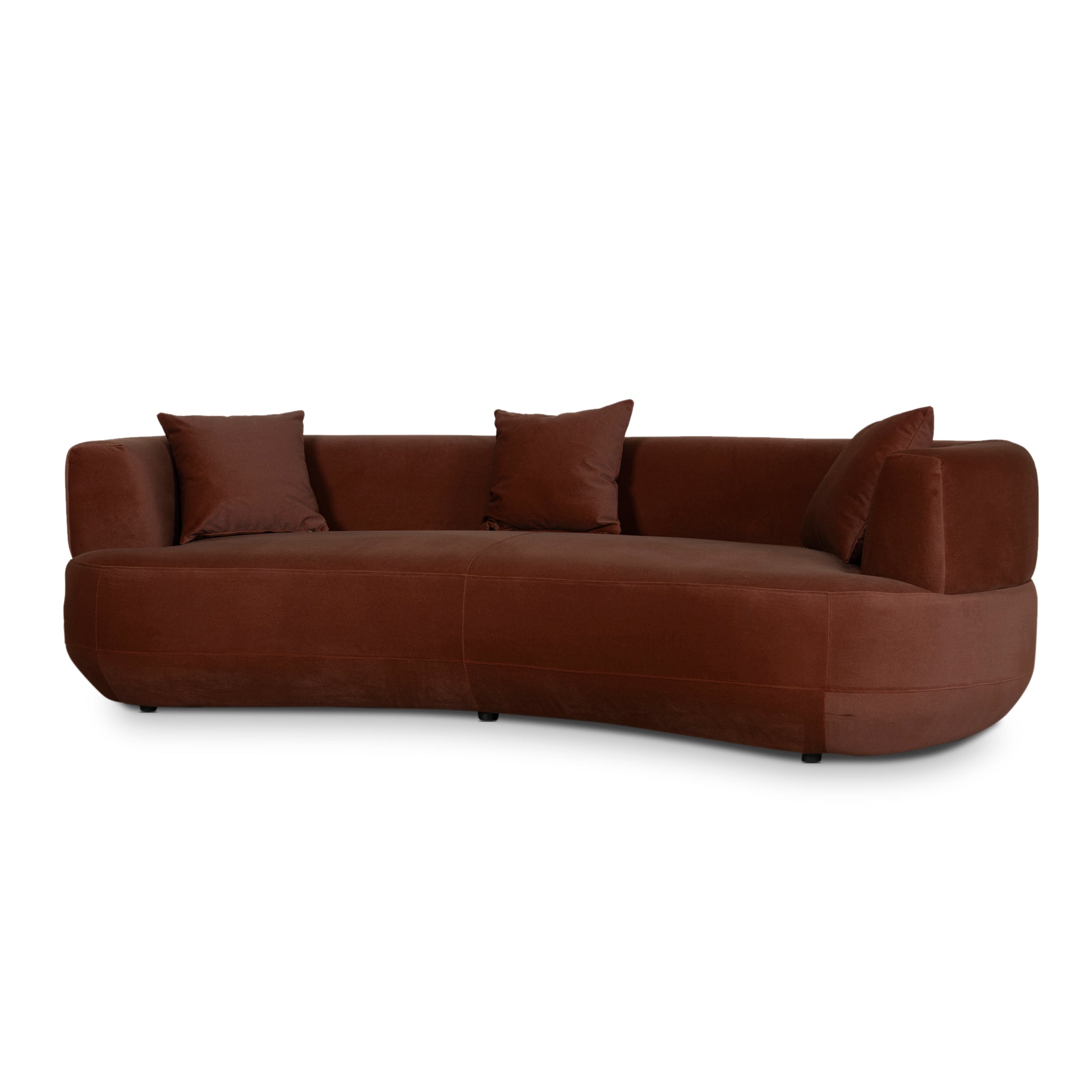 3 Seater Sofa - Burnt Brown - Roly