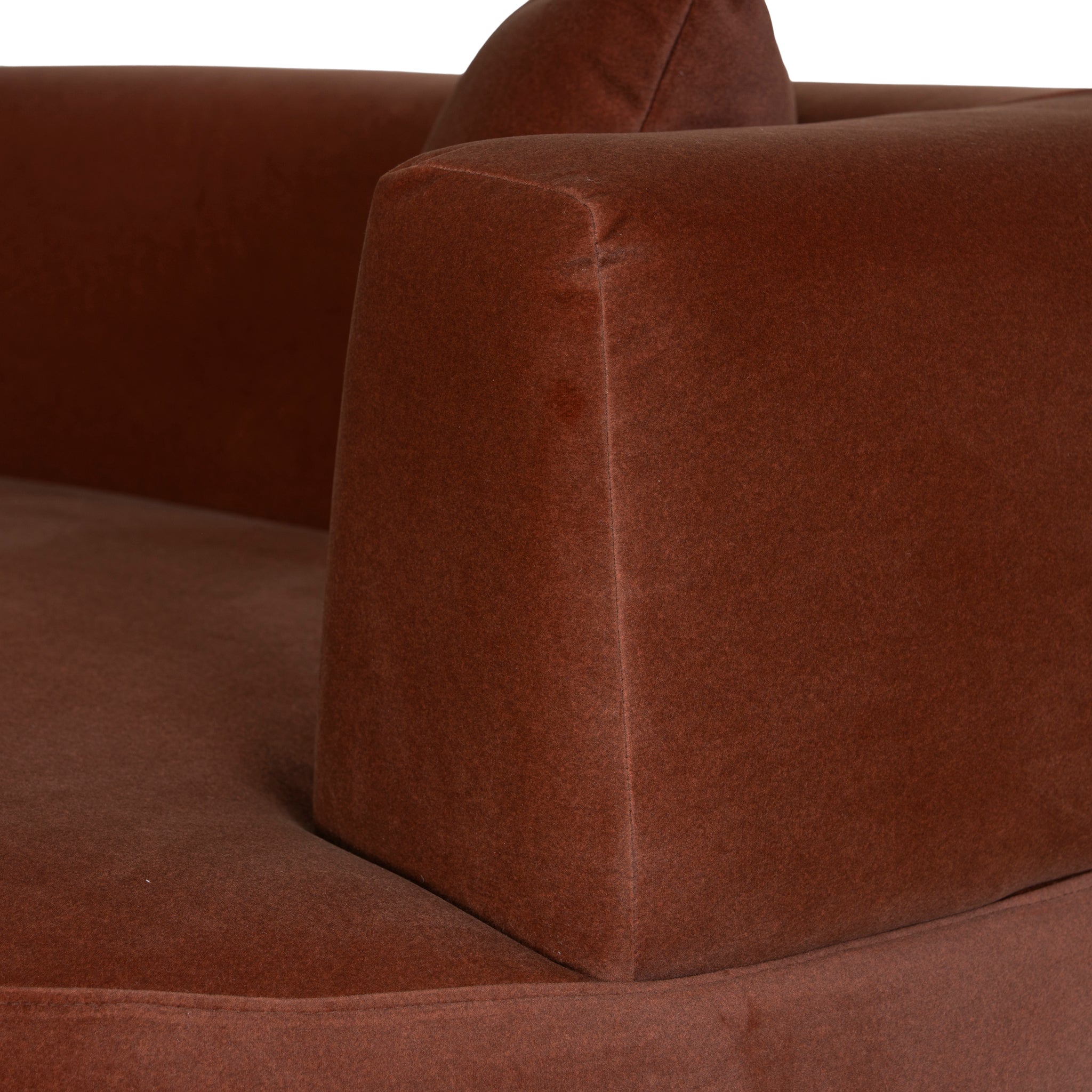 3 Seater Sofa - Burnt Brown - image 9