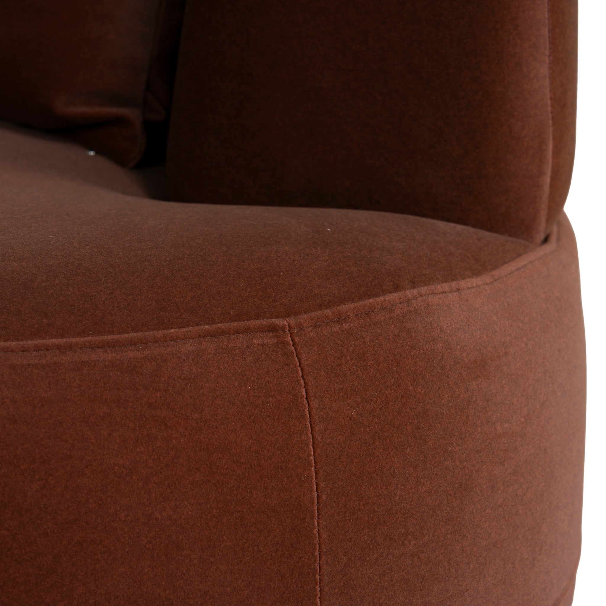 3 Seater Sofa - Burnt Brown - image 10