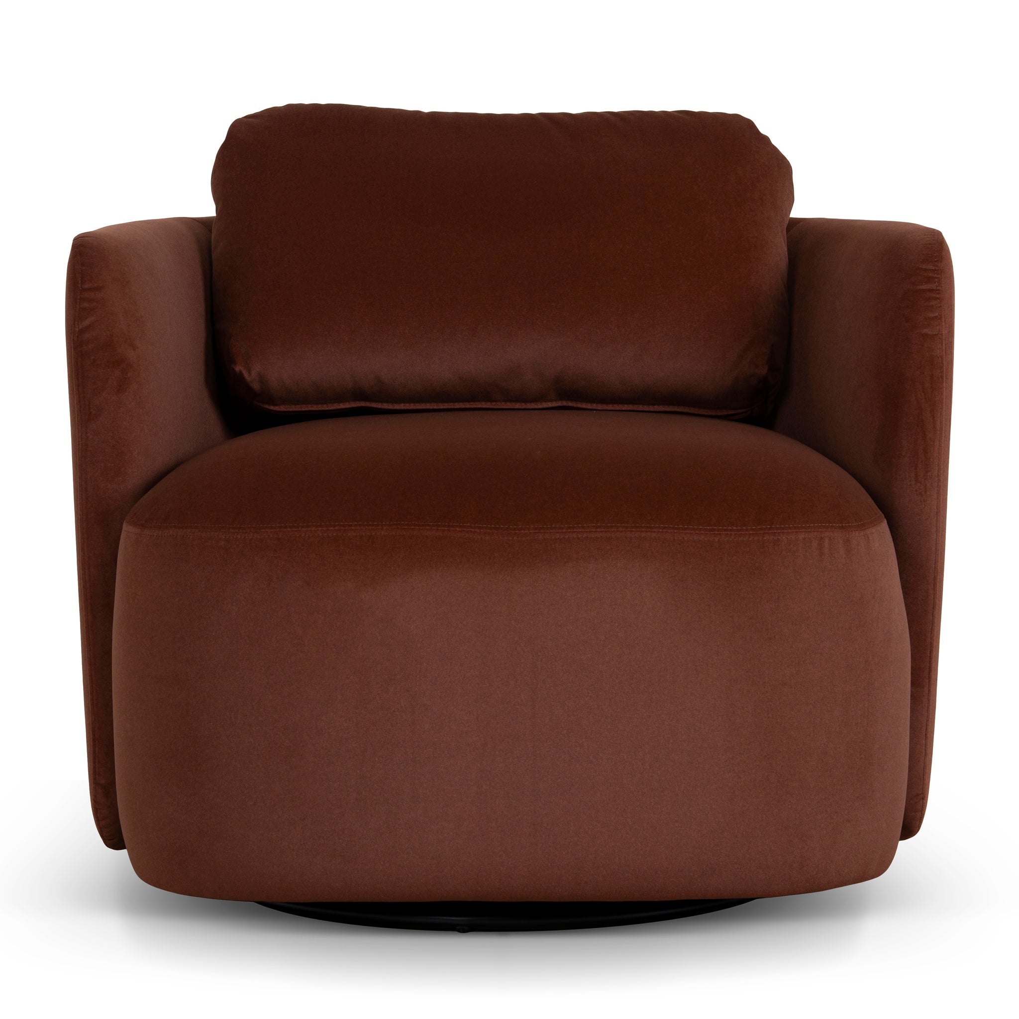 CLC10862-FS Swivel Armchair - Burnt Brown