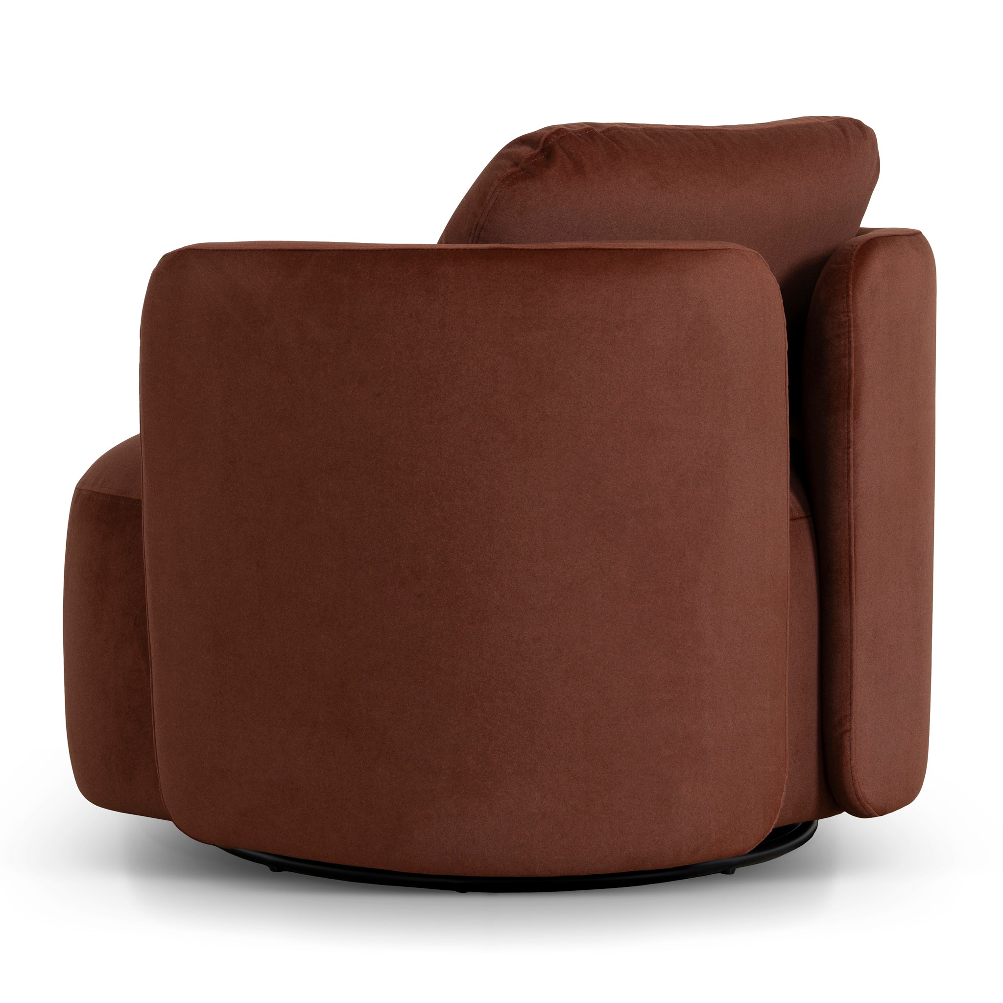 CLC10862-FS Swivel Armchair - Burnt Brown