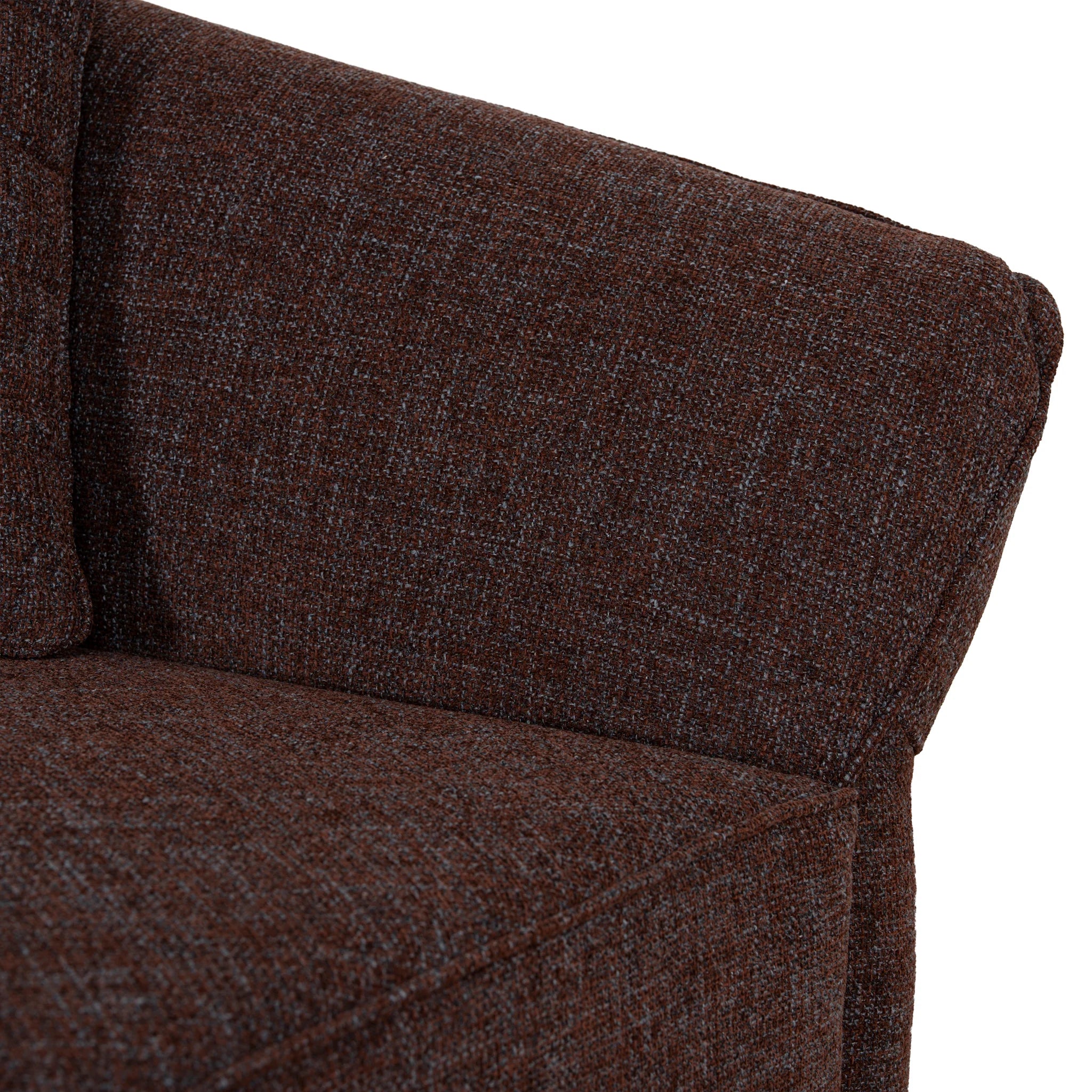Davema Left Open Sofa - Moss Brown