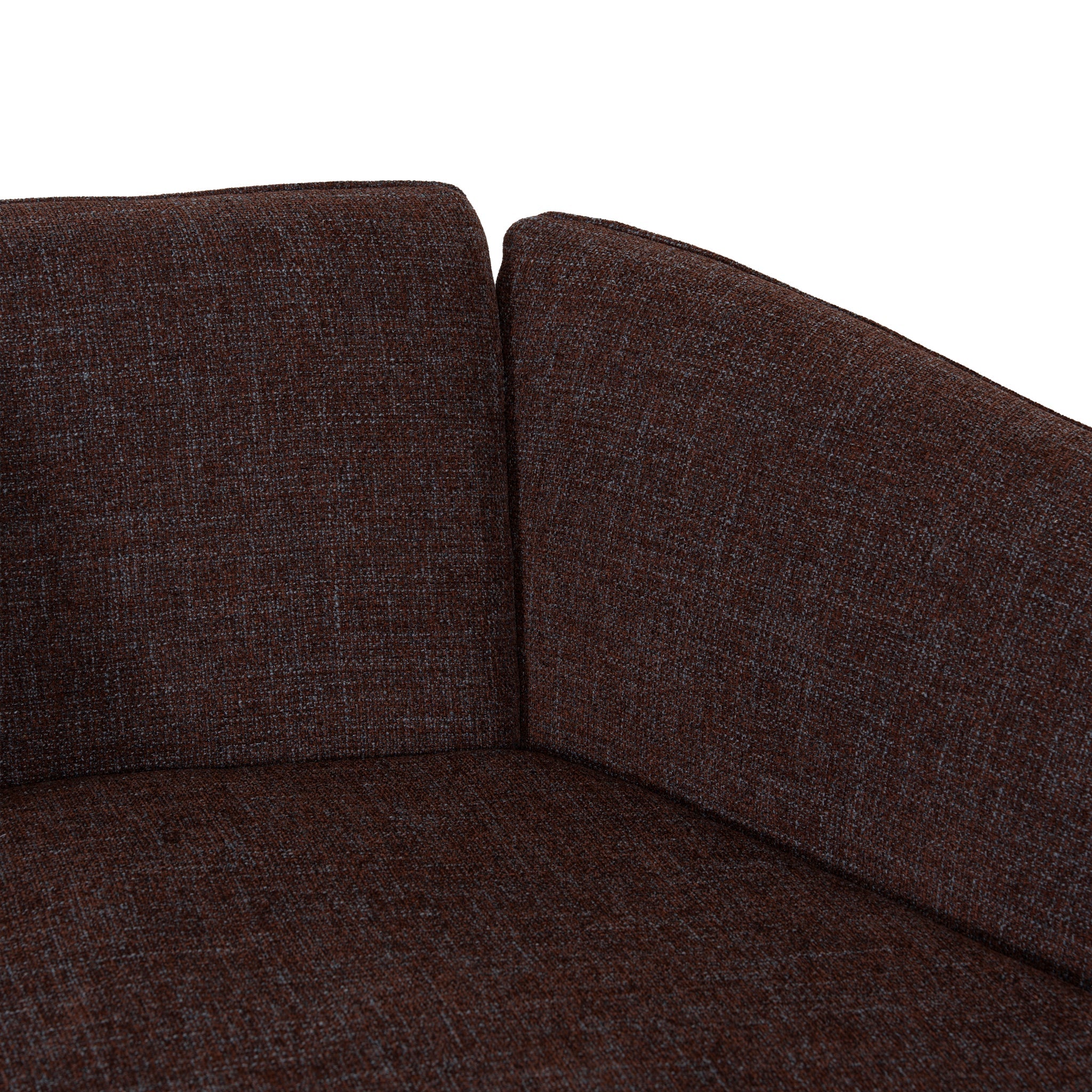 Davema Left Open Sofa - Moss Brown
