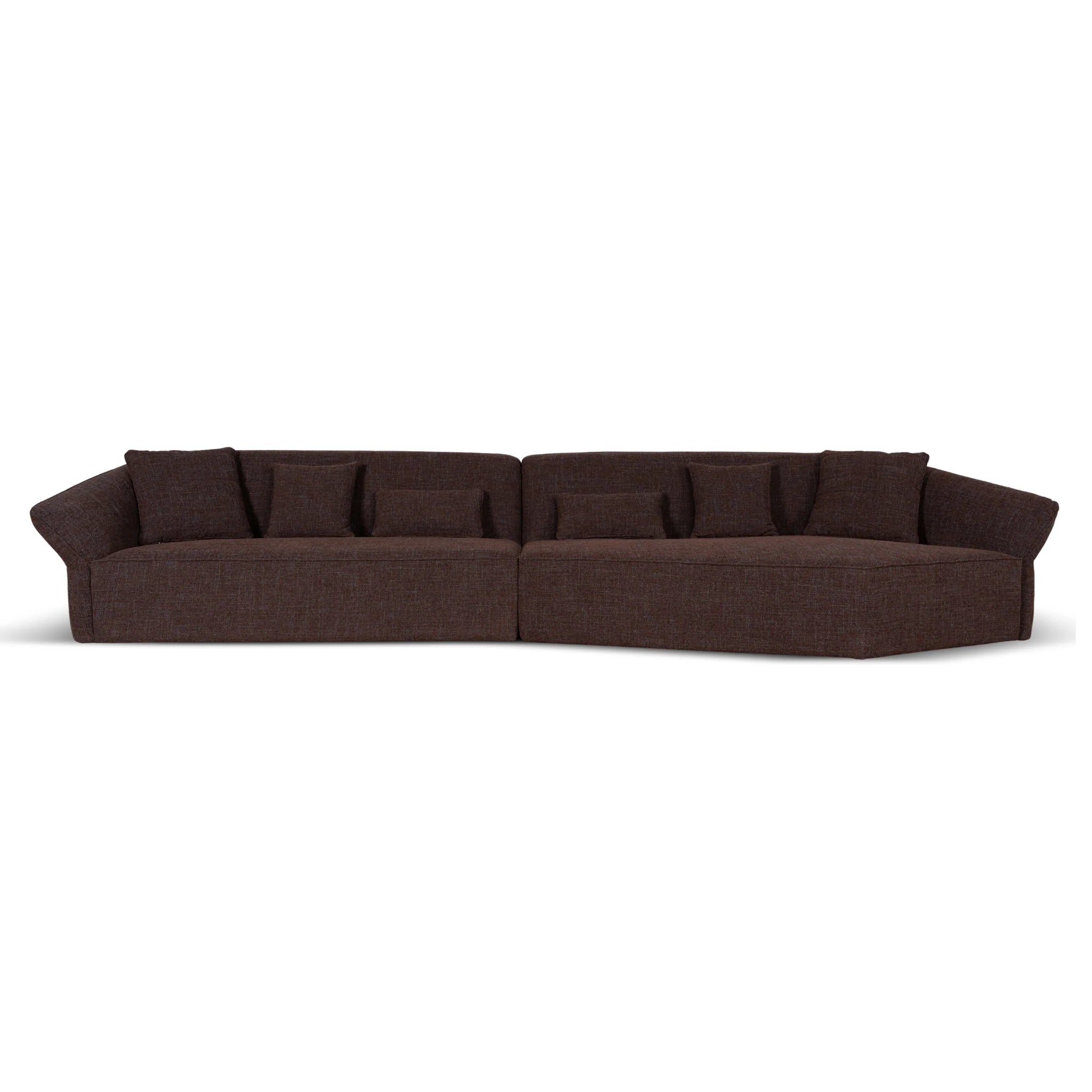 Showcasing Davema Left Open Sofa - Moss Brown LC10864-FS Sofas by Calibre Furniturs