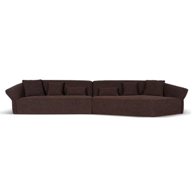 Showcasing Davema Left Open Sofa - Moss Brown LC10864-FS Sofas by Calibre Furniturs