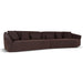 Right Open Sofa - Moss Brown