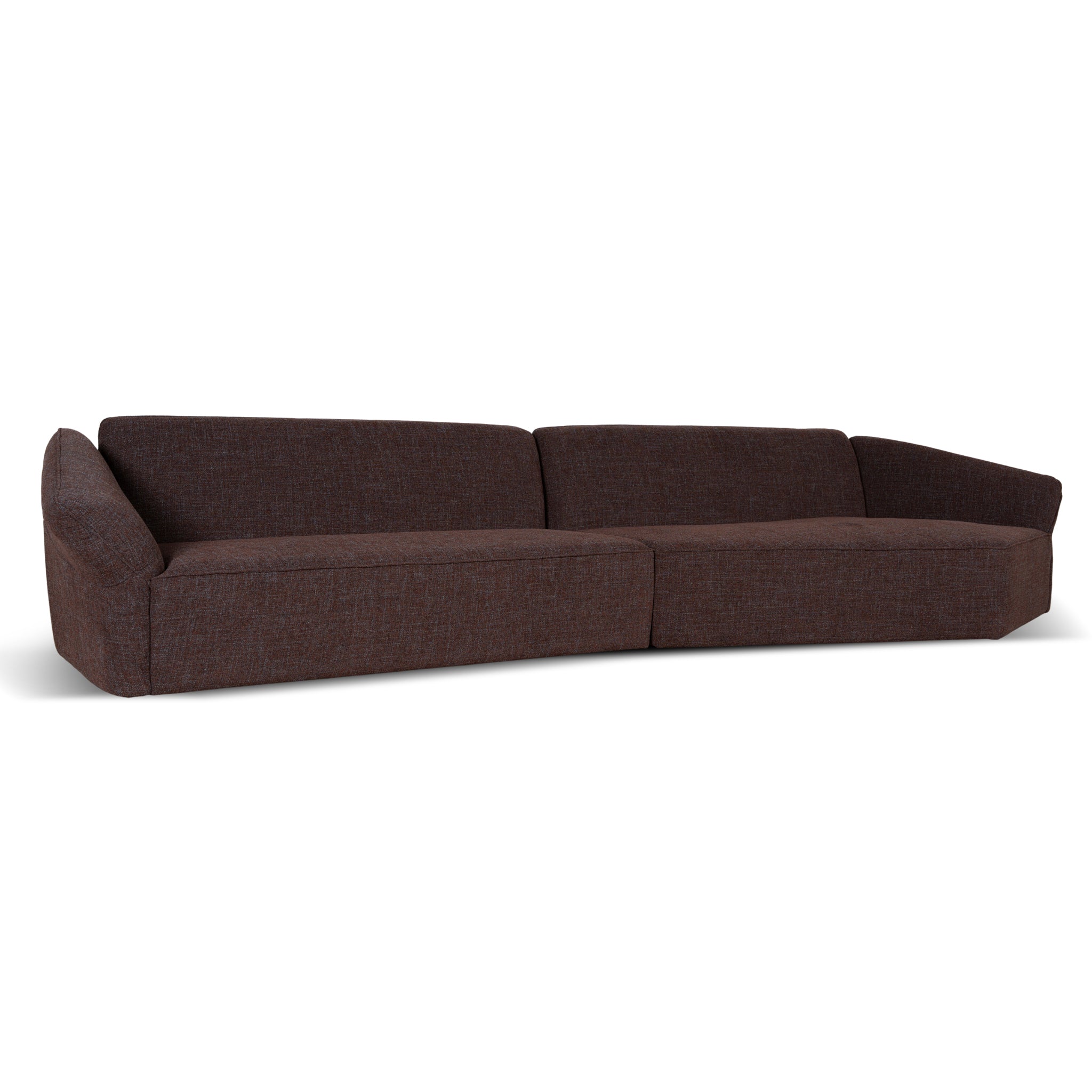 CLC10865-FS Right Open Sofa - Moss Brown