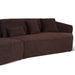 Right Open Sofa - Moss Brown - image 5