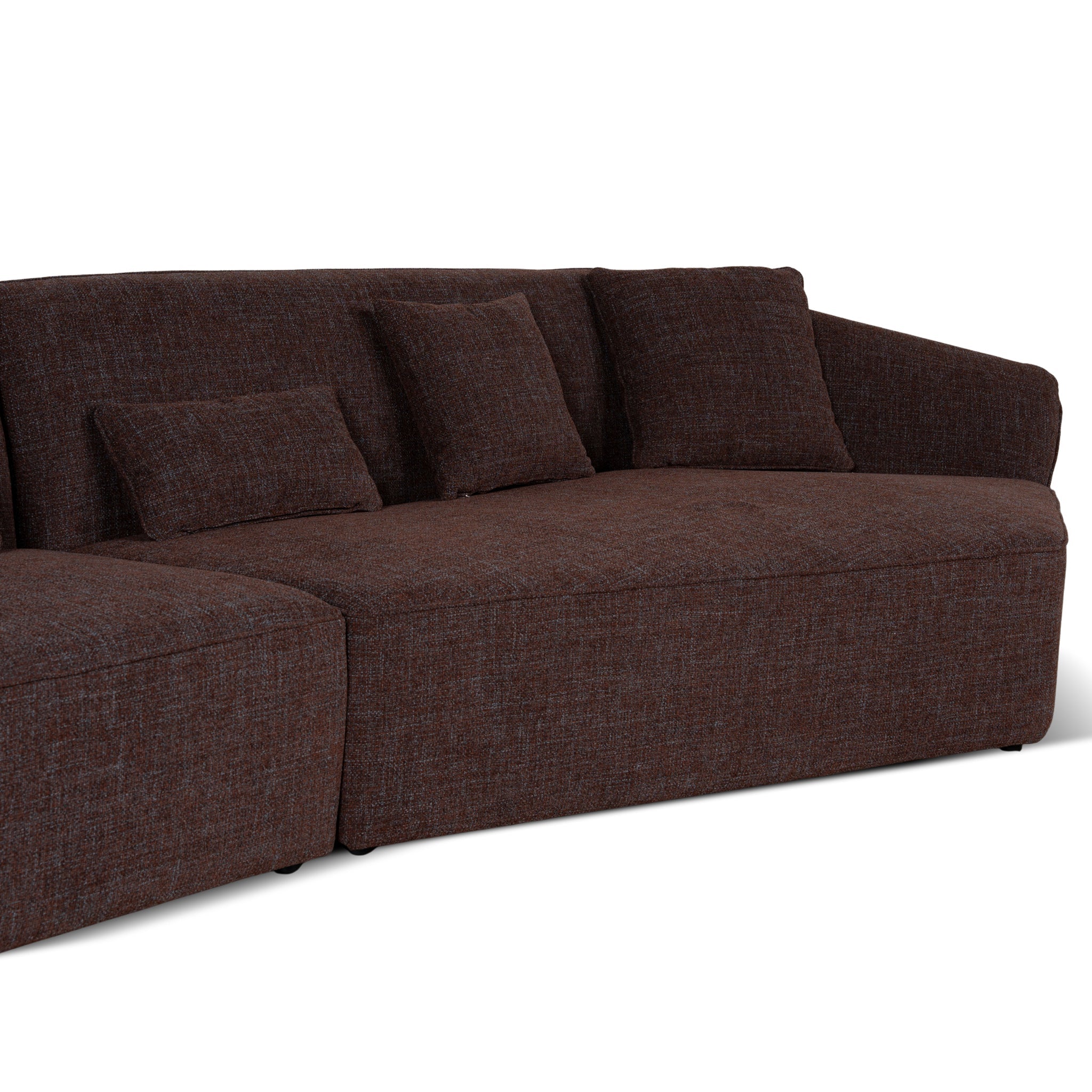 CLC10865-FS Right Open Sofa - Moss Brown