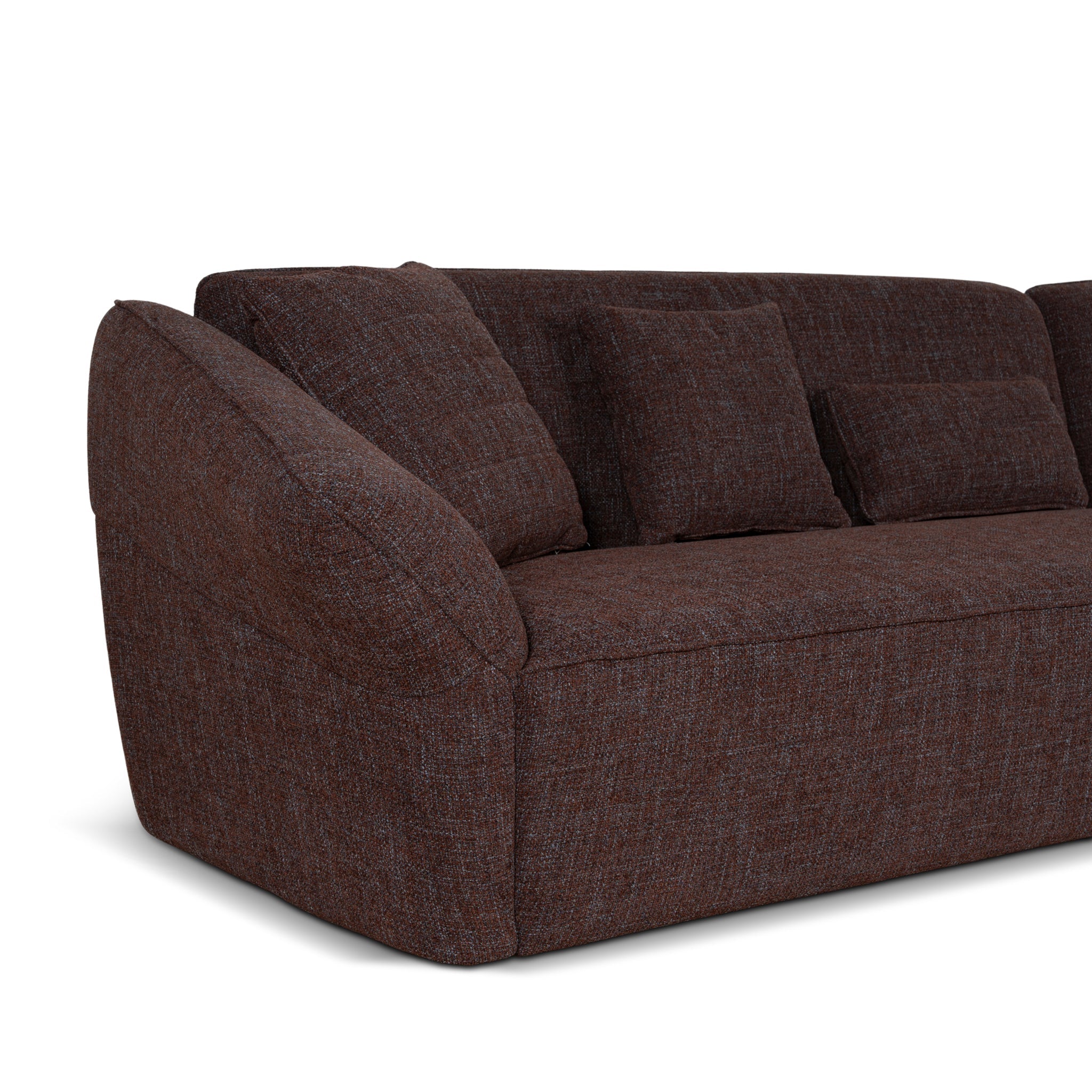 Right Open Sofa - Moss Brown - image 6
