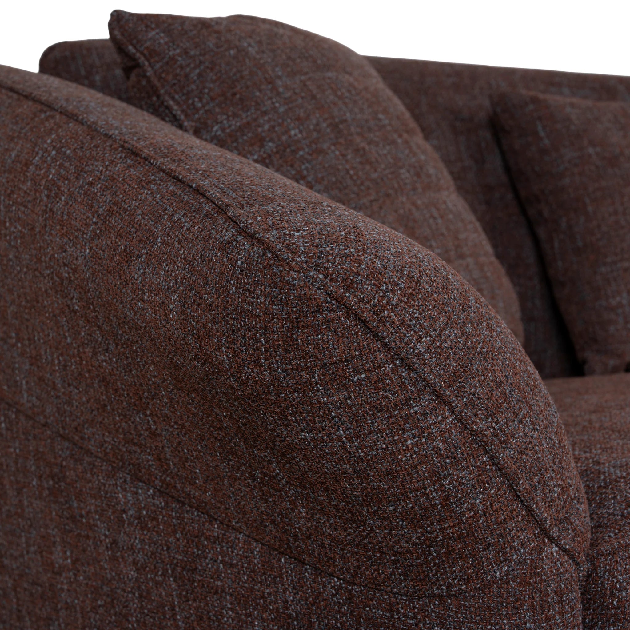 Davema Left Open Sofa - Moss Brown