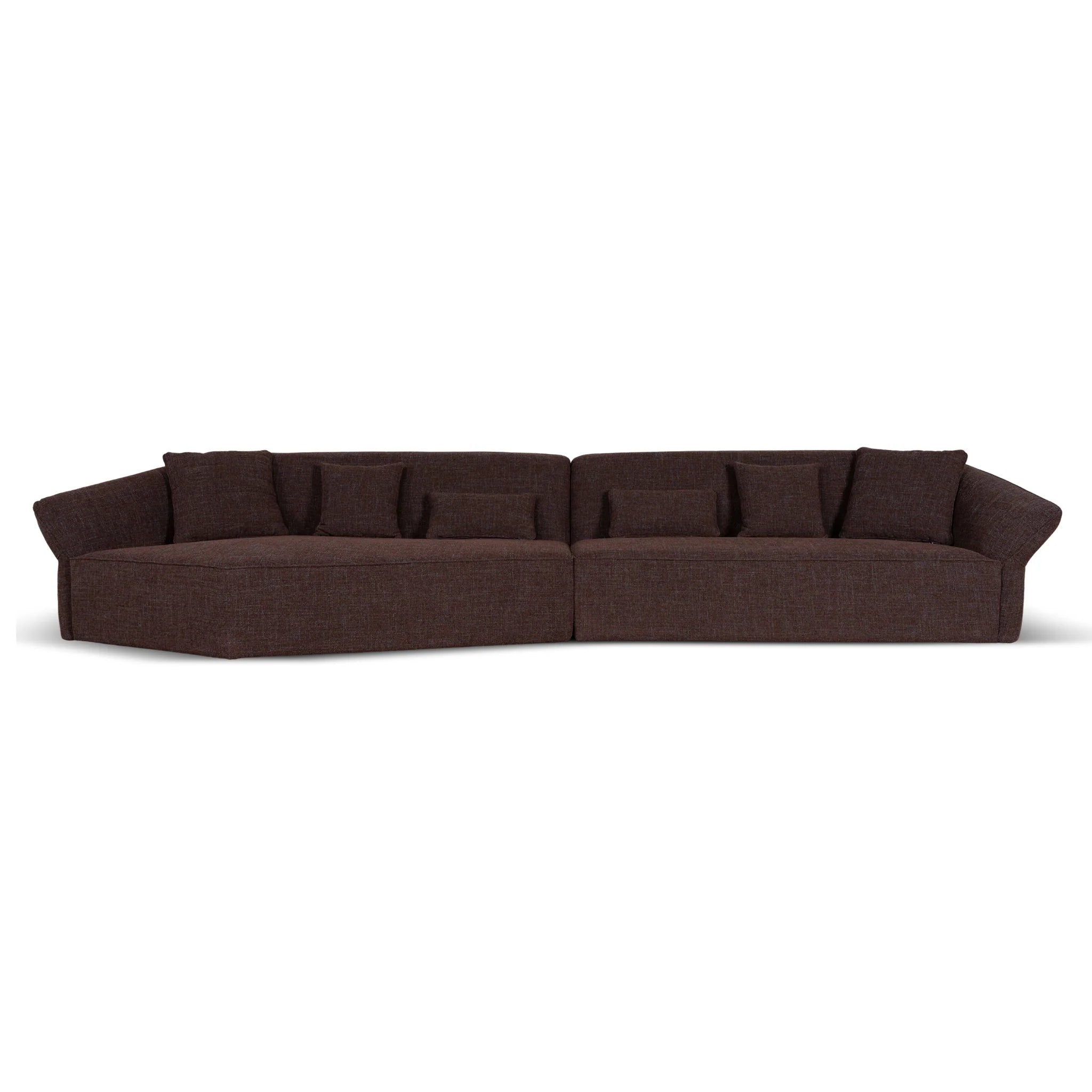 Showcasing Bacerina Right Open Sofa - Moss Brown LC10865-FS Sofas by Calibre Furniturs