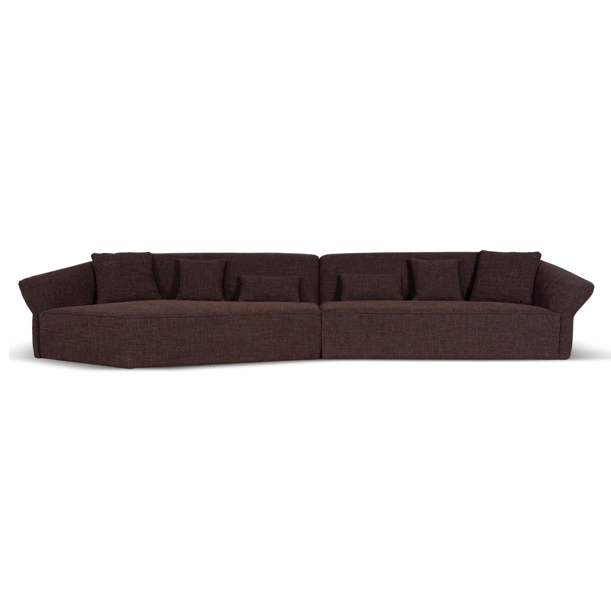 Left Open Sofa - Moss Brown - image 2