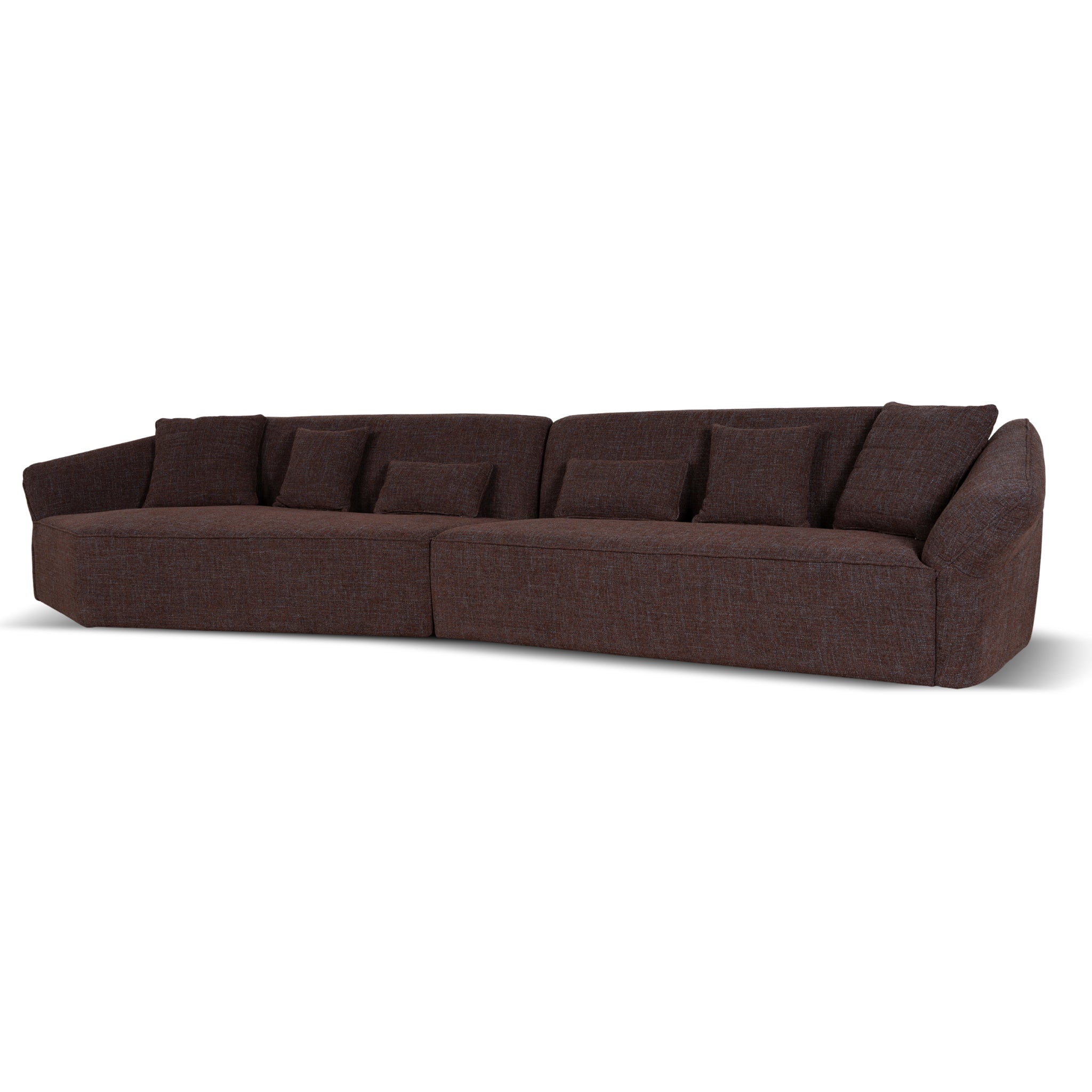 Left Open Sofa - Moss Brown