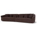 Showcasing Bacerina Right Open Sofa - Moss Brown LC10865-FS Sofas by Calibre Furniturs