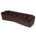 Left Open Sofa - Moss Brown - image 4