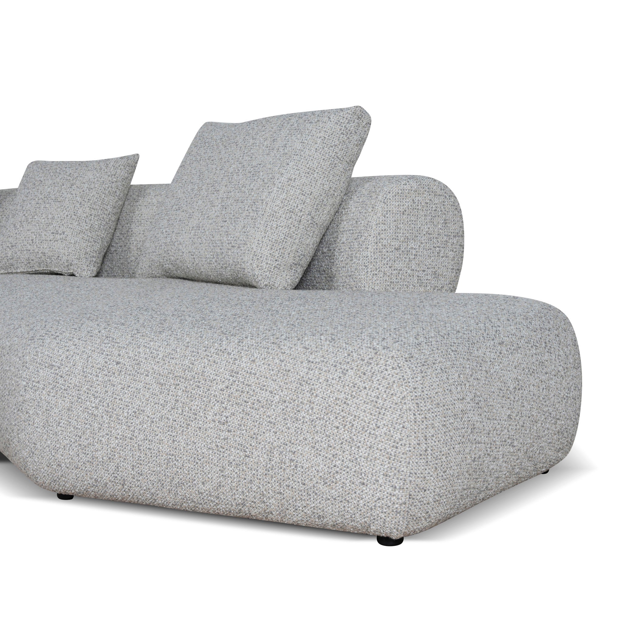 Right Chaise Corner Sofa - Noah Silver Lining - image 7