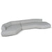 Right Chaise Corner Sofa - Noah Silver Lining - image 3