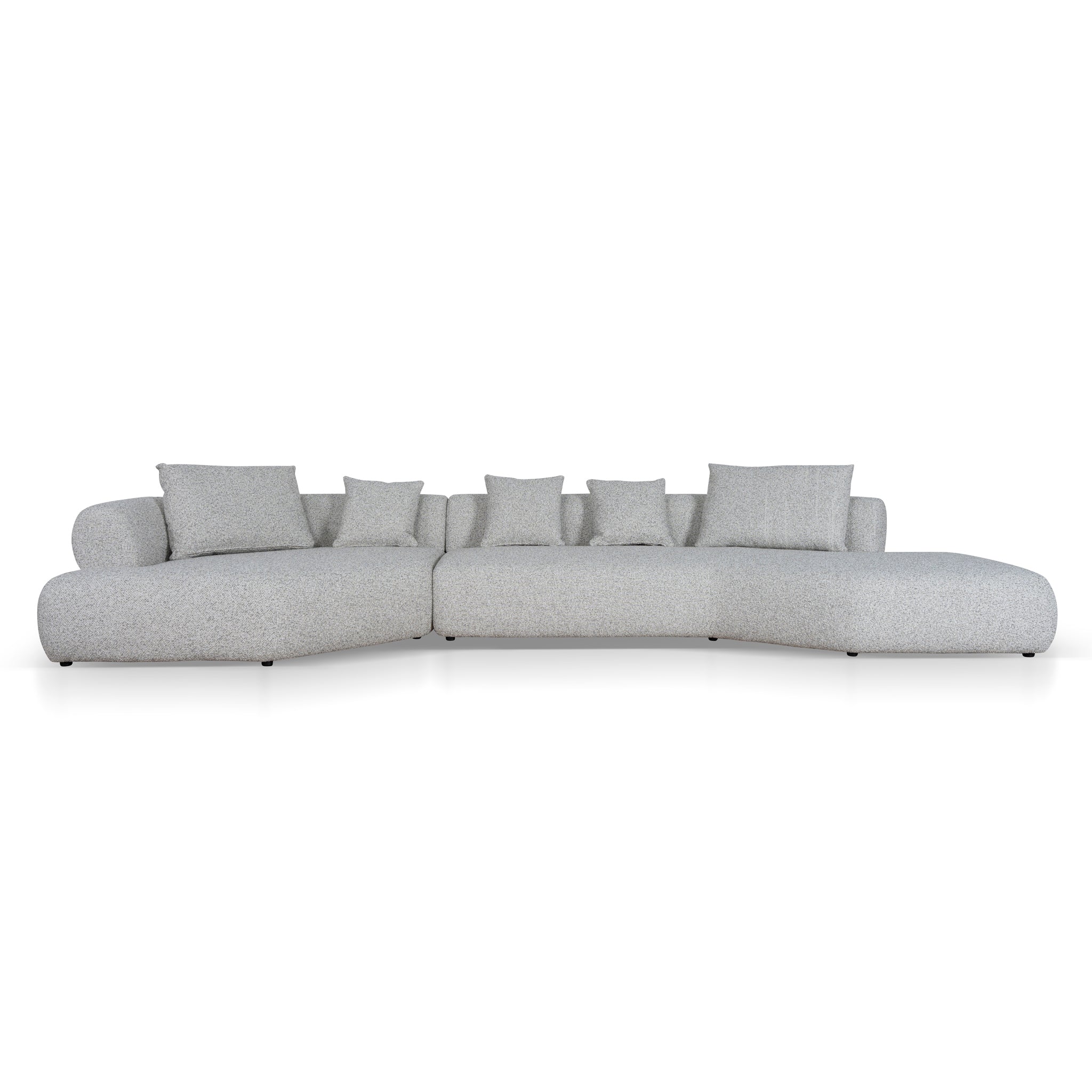 Right Chaise Corner Sofa - Noah Silver Lining - image 2