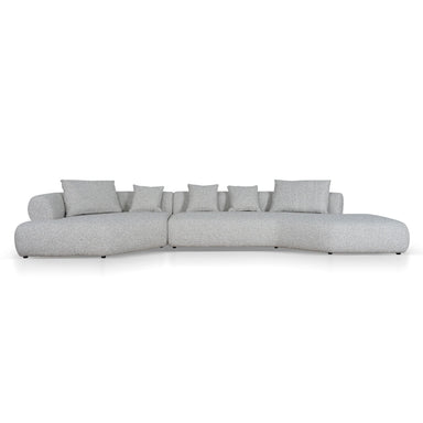 Showcasing Cedara Right Chaise Corner Sofa - Noah Silver Lining LC10866-FS Sofas by Calibre Furniturs