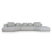 Right Chaise Corner Sofa - Noah Silver Lining - image 2