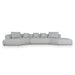 Showcasing Cedara Right Chaise Corner Sofa - Noah Silver Lining LC10866-FS Sofas by Calibre Furniturs
