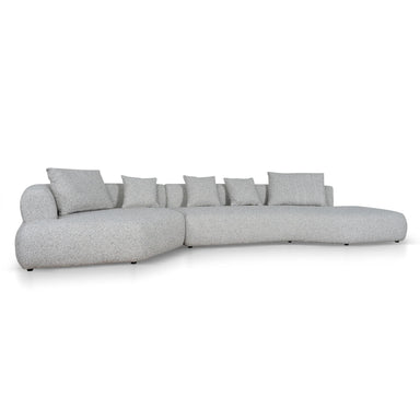 Showcasing Cedara Right Chaise Corner Sofa - Noah Silver Lining LC10866-FS Sofas by Calibre Furniturs