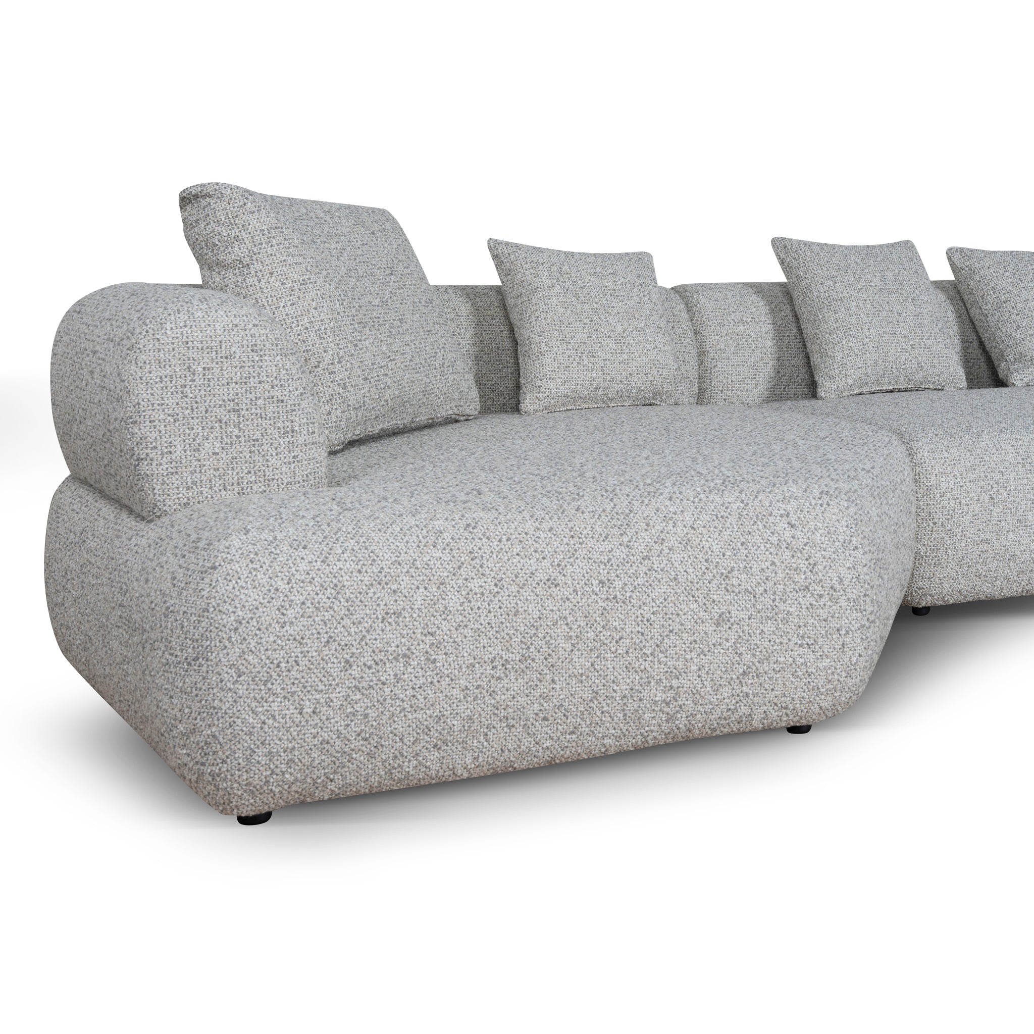 CLC10866-FS Right Chaise Corner Sofa - Noah Silver Lining