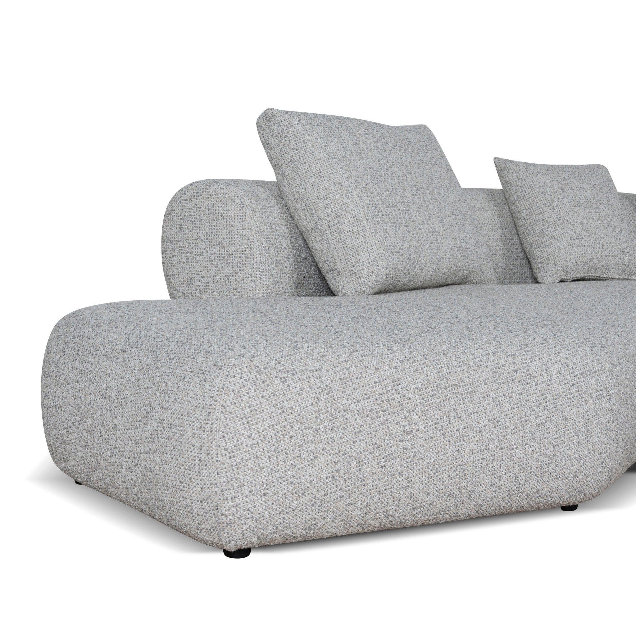 Left Chaise Corner Sofa - Noah Silver Lining - image 5