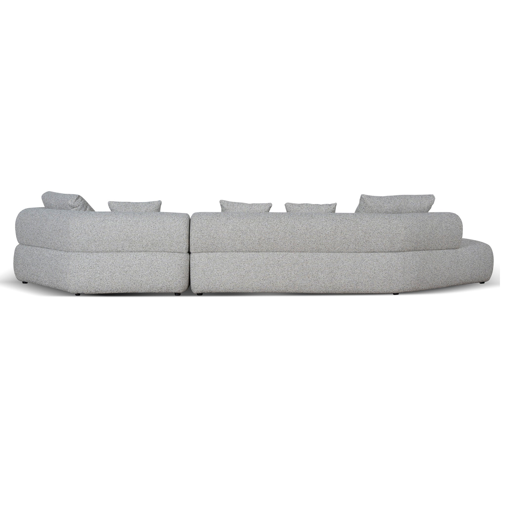Left Chaise Corner Sofa - Noah Silver Lining - image 4