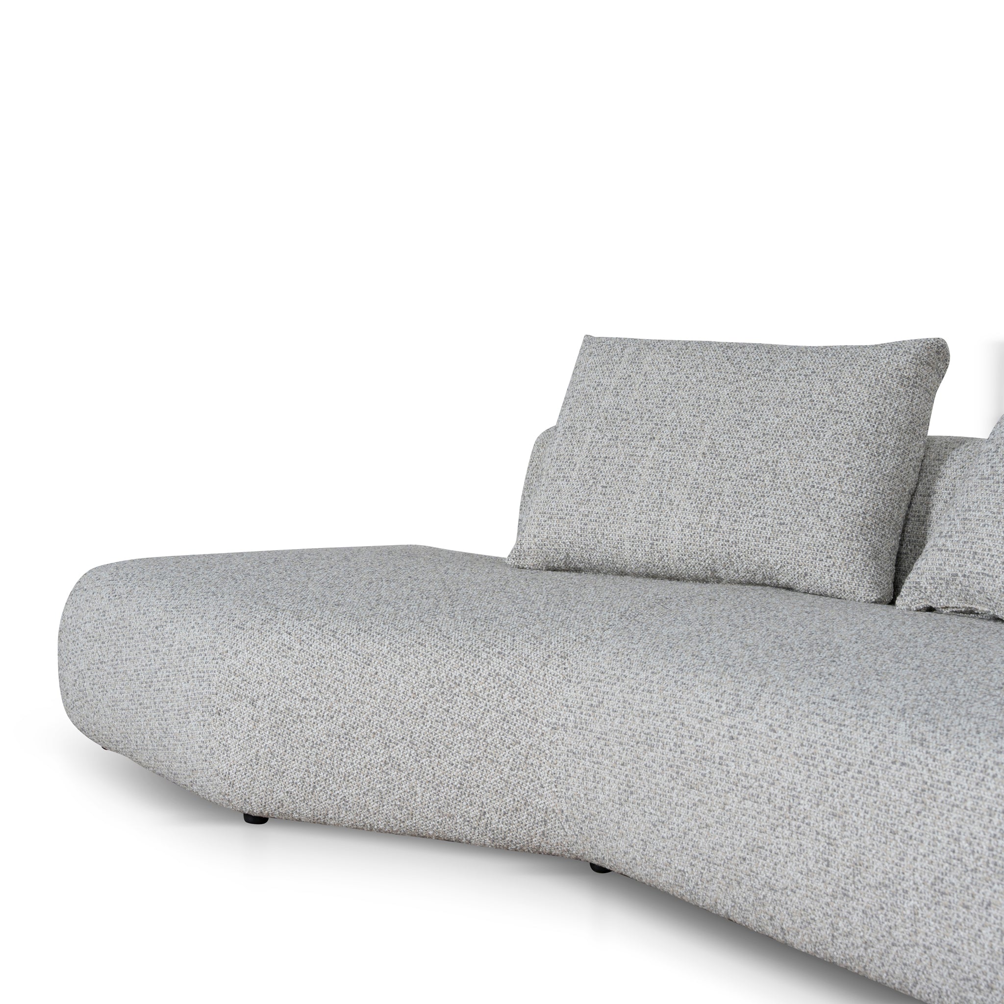 Left Chaise Corner Sofa - Noah Silver Lining - image 6
