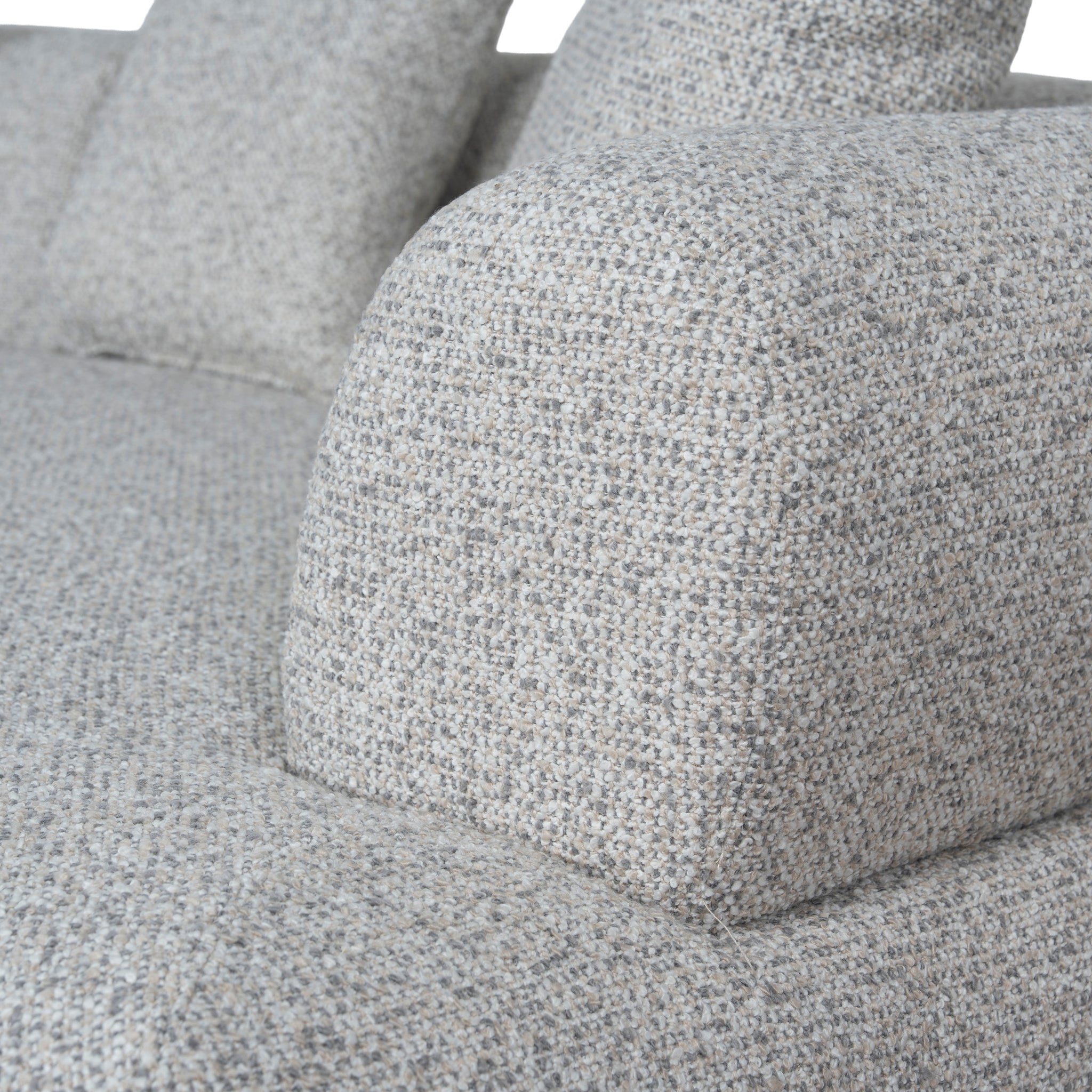 Left Chaise Corner Sofa - Noah Silver Lining - image 8