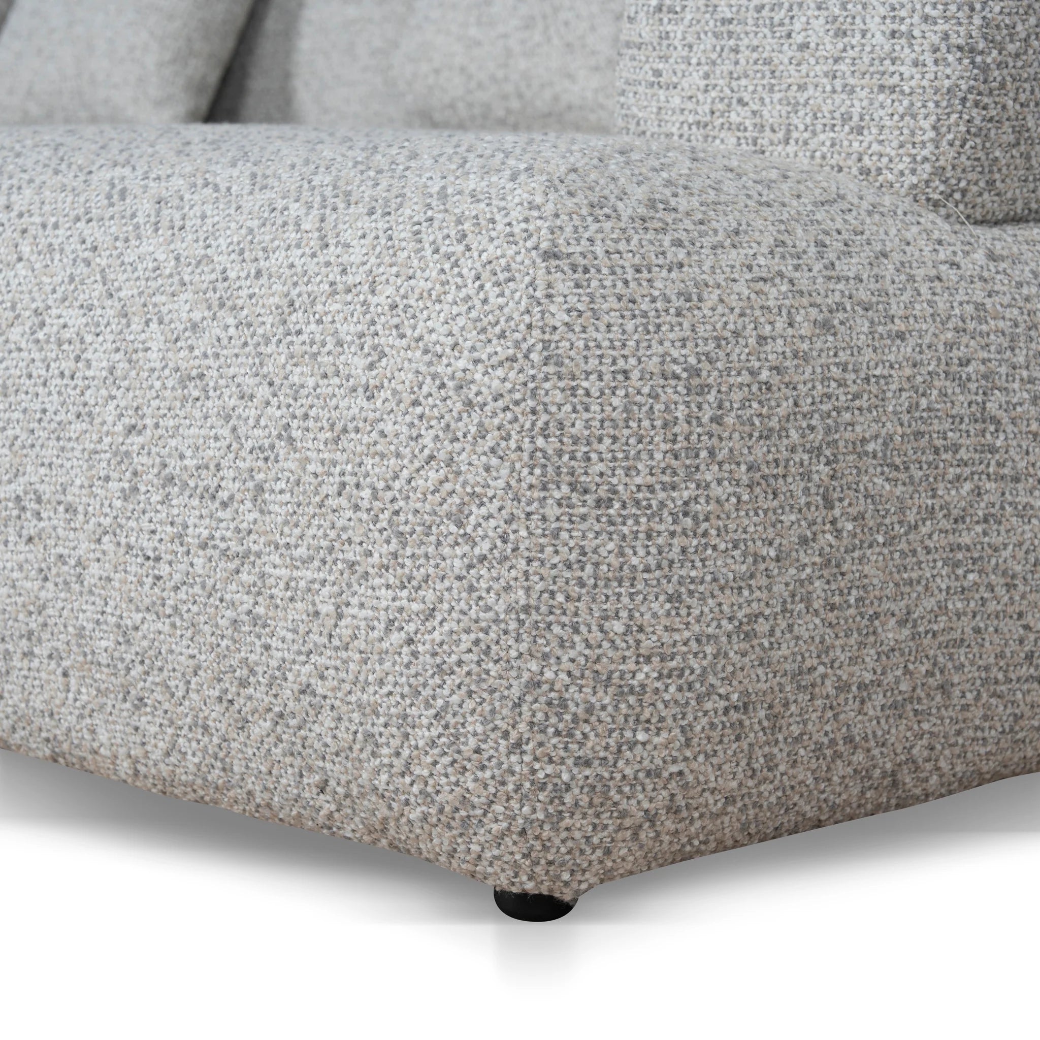 Molovera Left Chaise Corner Sofa - Noah Silver Lining