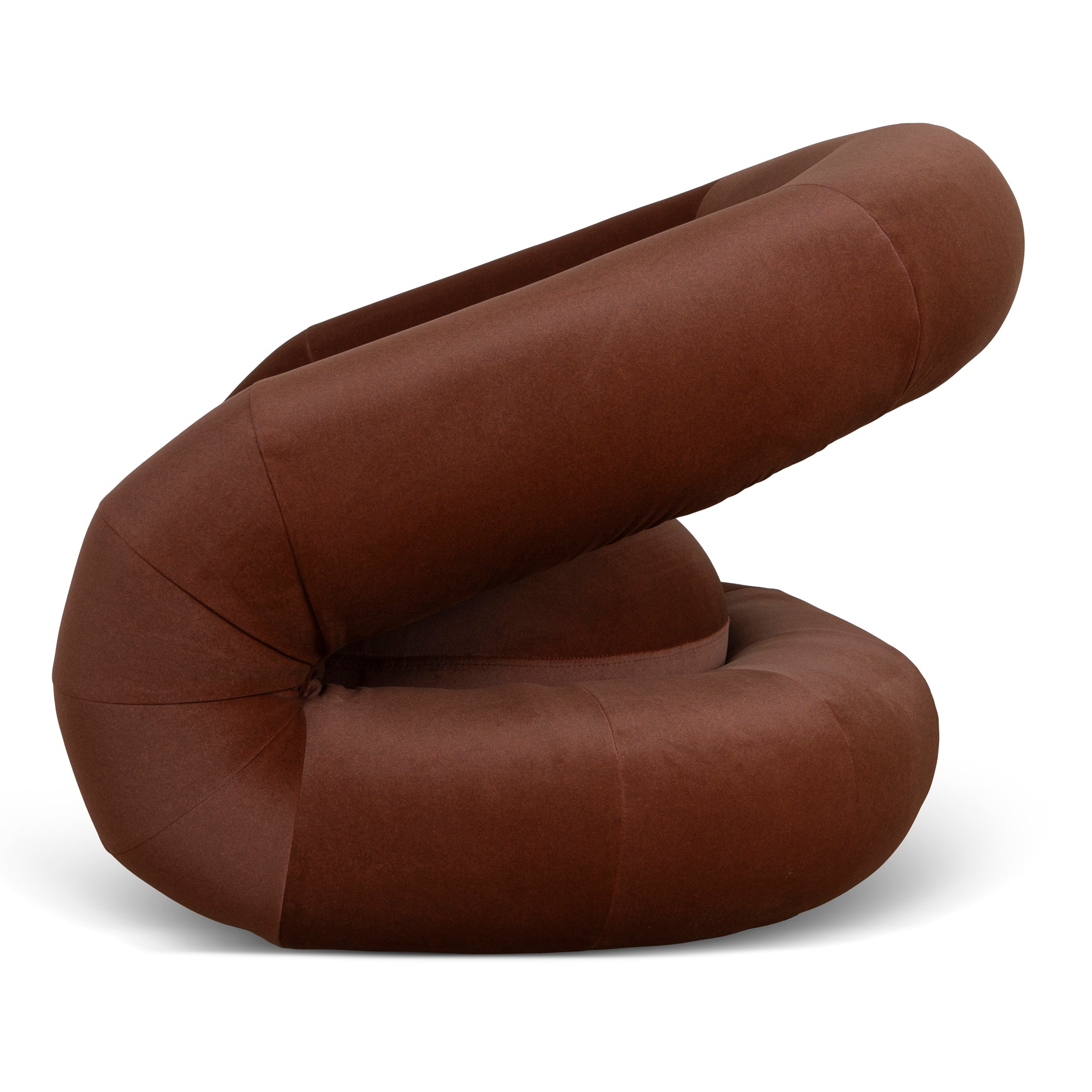 Swivel Armchair - Burnt Brown - image 3