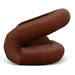 Swivel Armchair - Burnt Brown - image 3