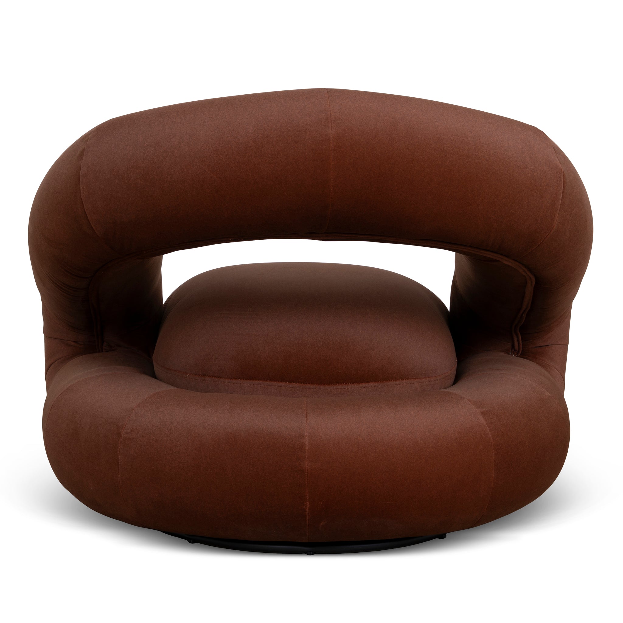 CLC10868-FS Swivel Armchair - Burnt Brown