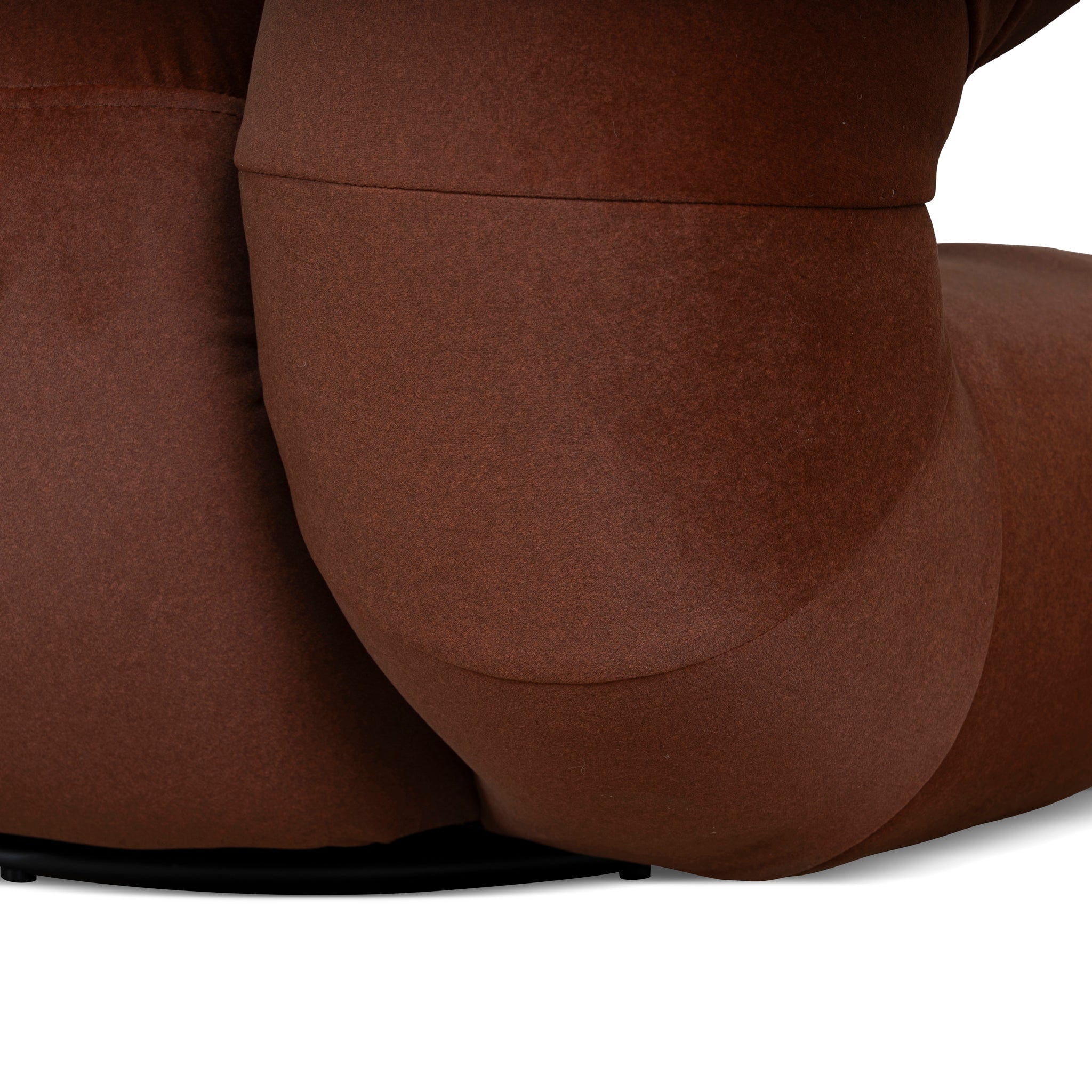 Swivel Armchair - Burnt Brown - image 10