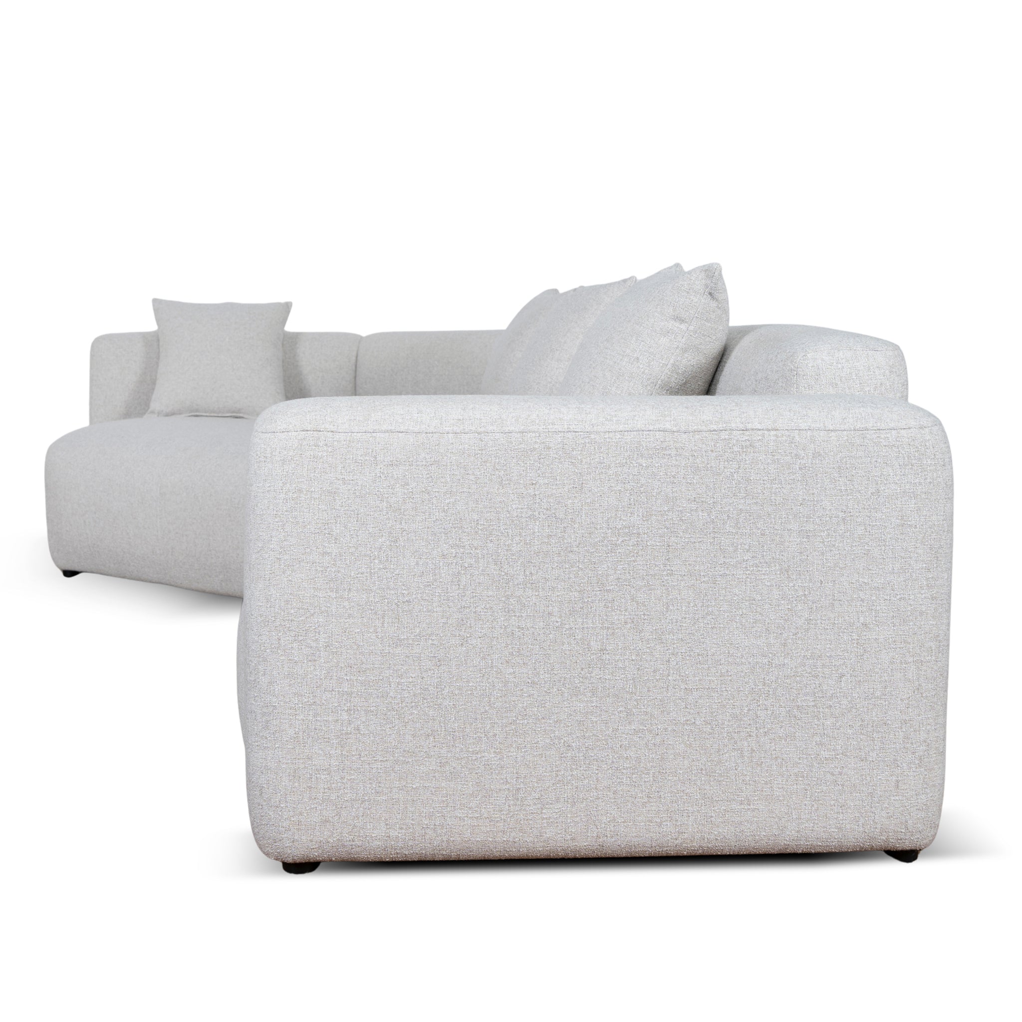 CLC10870-FS Right Arm Corner Sofa - Textured Beige