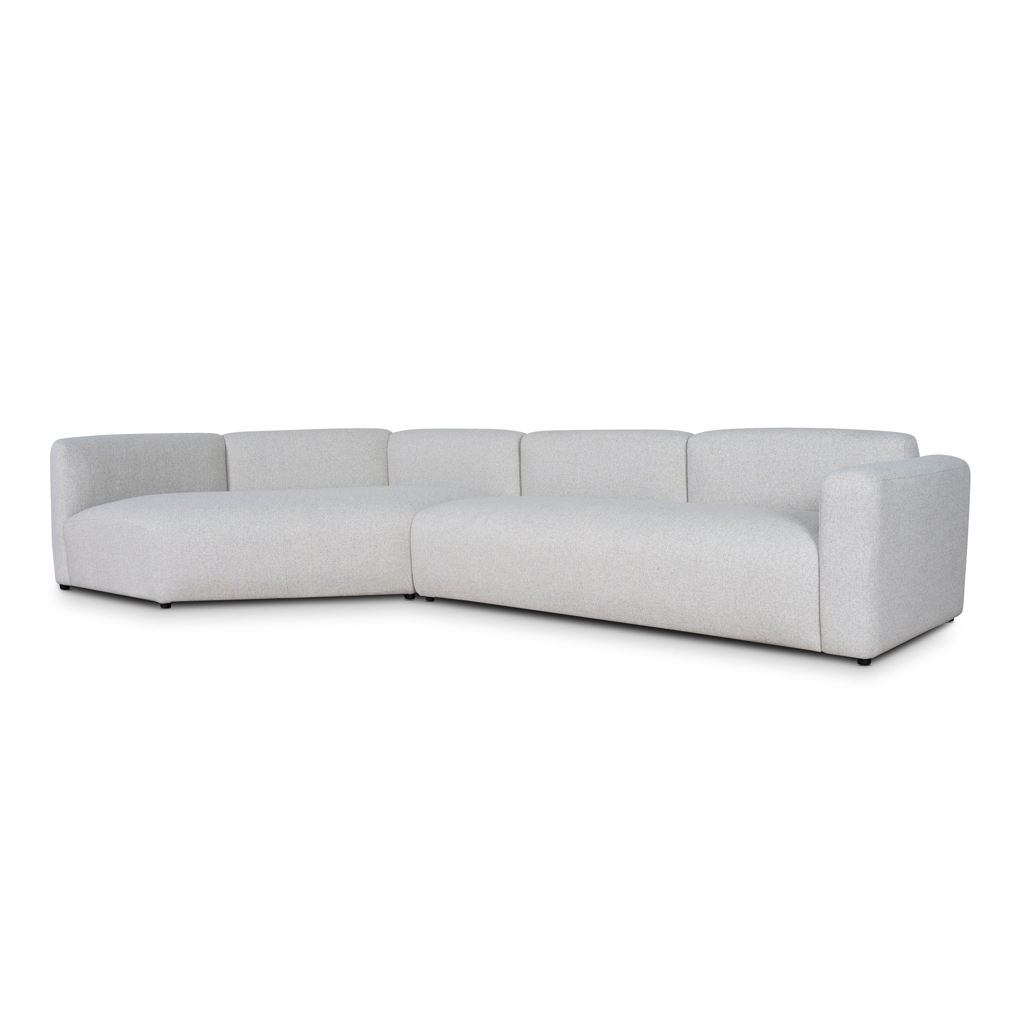 CLC10870-FS Right Arm Corner Sofa - Textured Beige