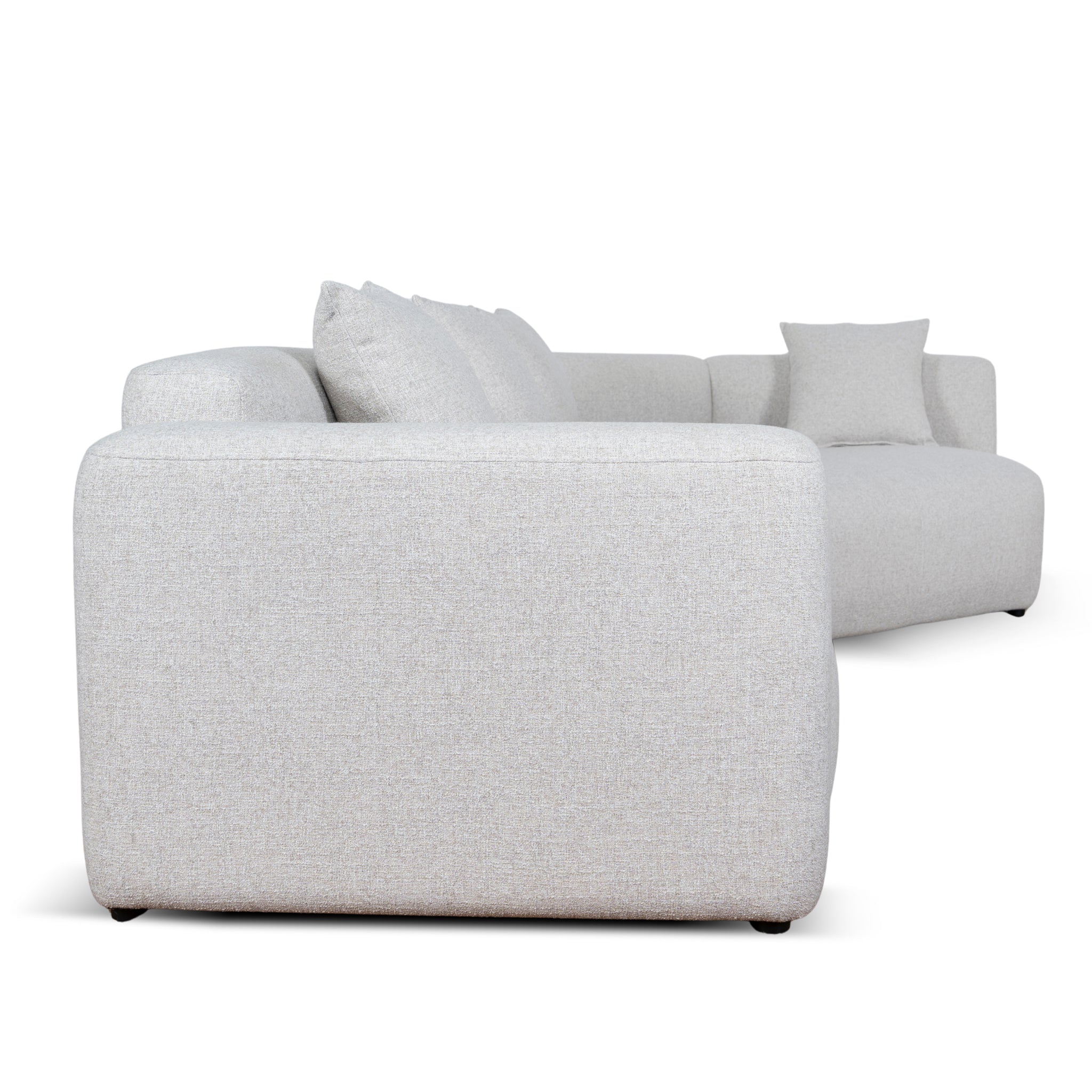 CLC10871-FS Left Arm Corner Sofa - Textured Beige