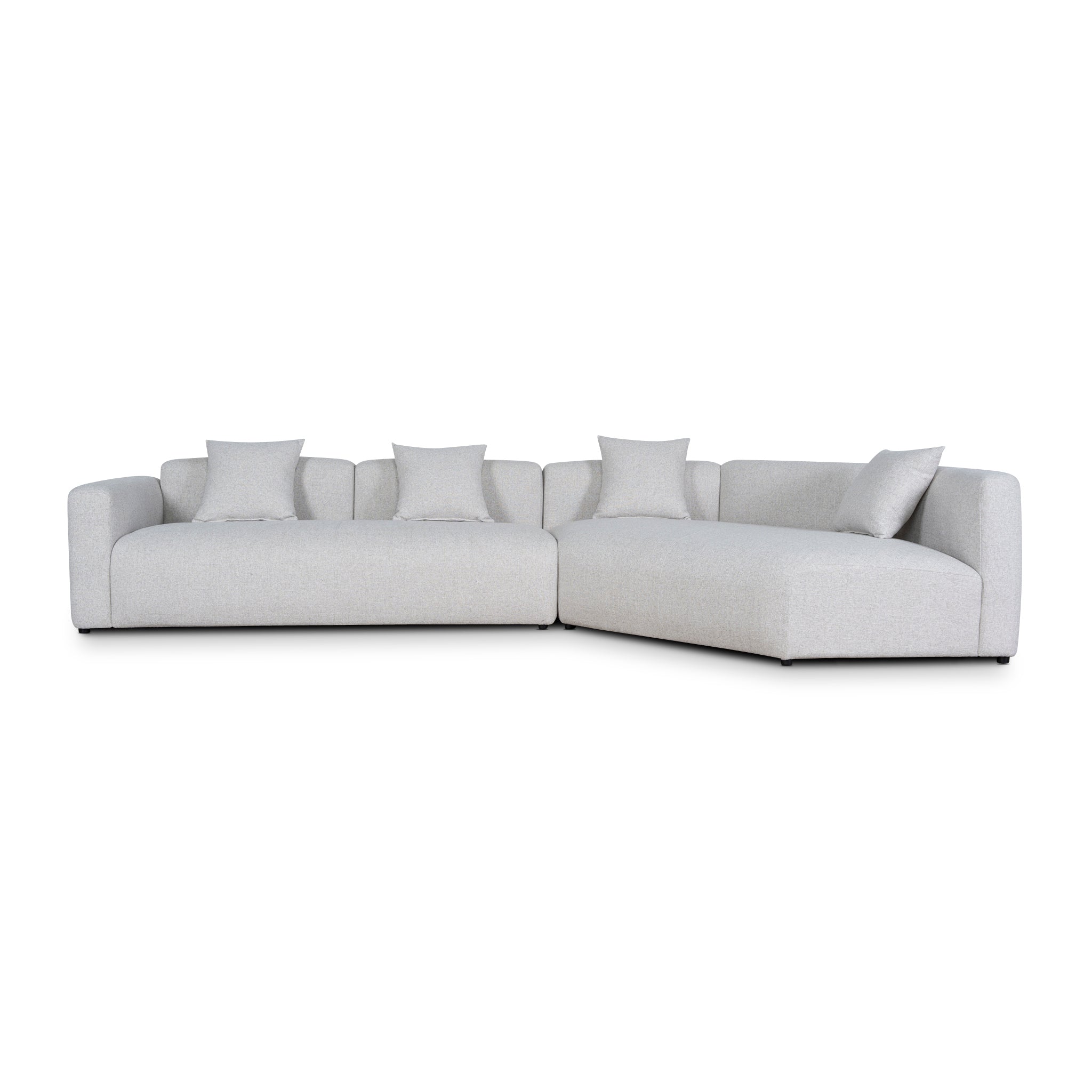 CLC10871-FS Left Arm Corner Sofa - Textured Beige