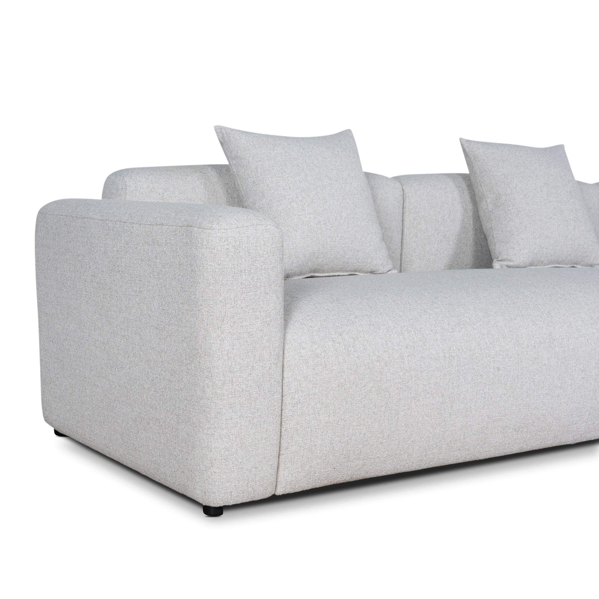 CLC10871-FS Left Arm Corner Sofa - Textured Beige