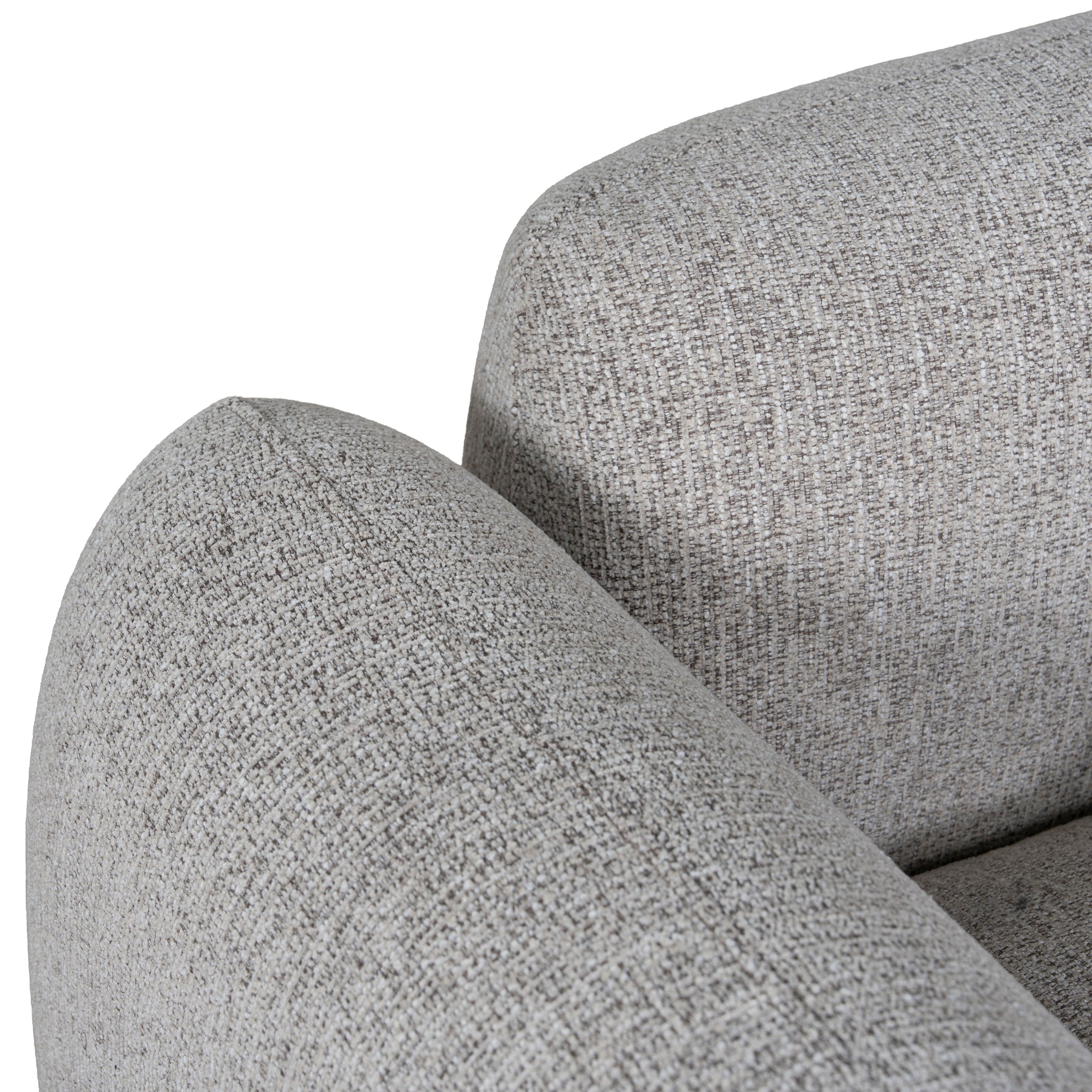 CLC10872-FS Right Chaise Modular Sofa - Mushroom Beige