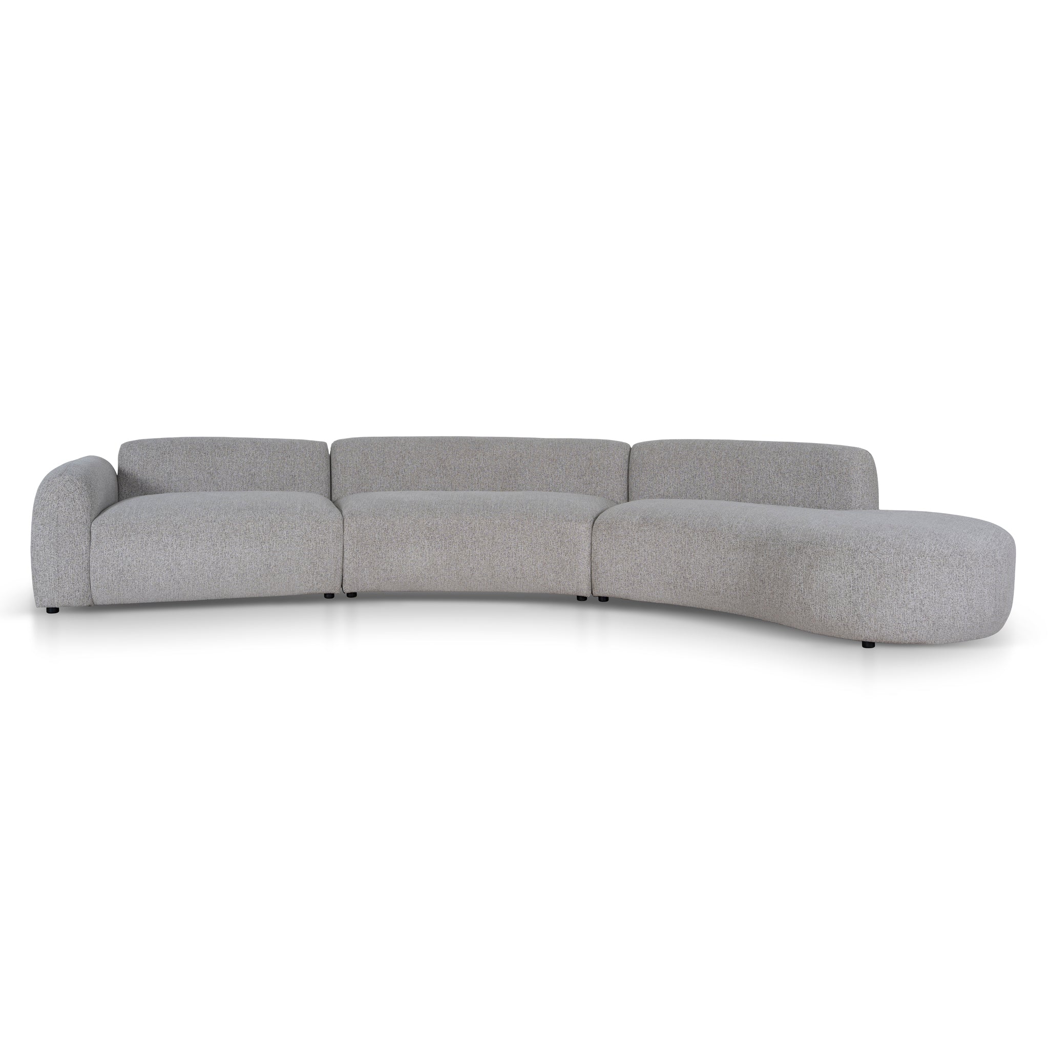 CLC10872-FS Right Chaise Modular Sofa - Mushroom Beige