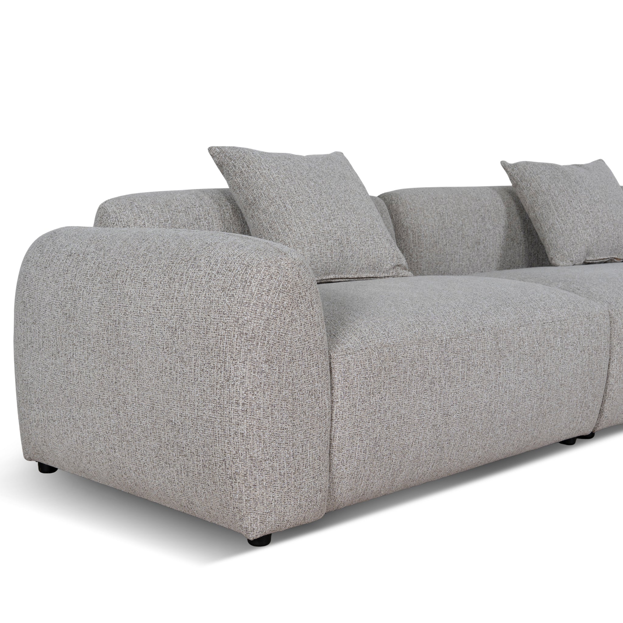 CLC10872-FS Right Chaise Modular Sofa - Mushroom Beige