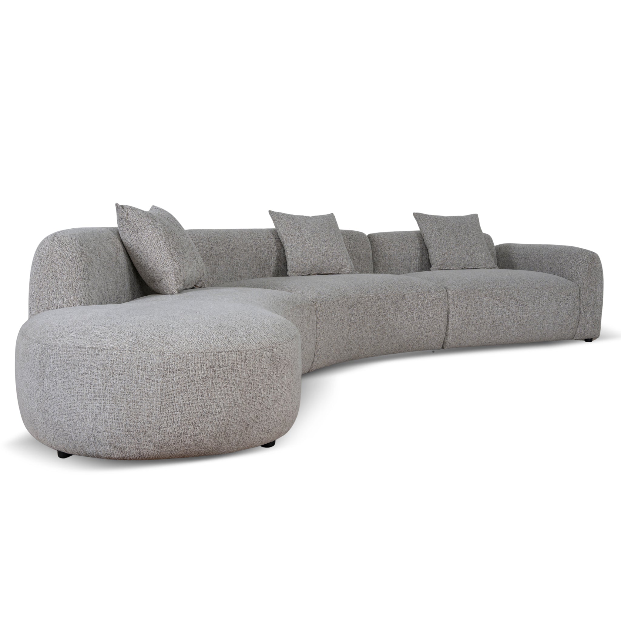 Left Chaise Modular Sofa - Mushroom Beige