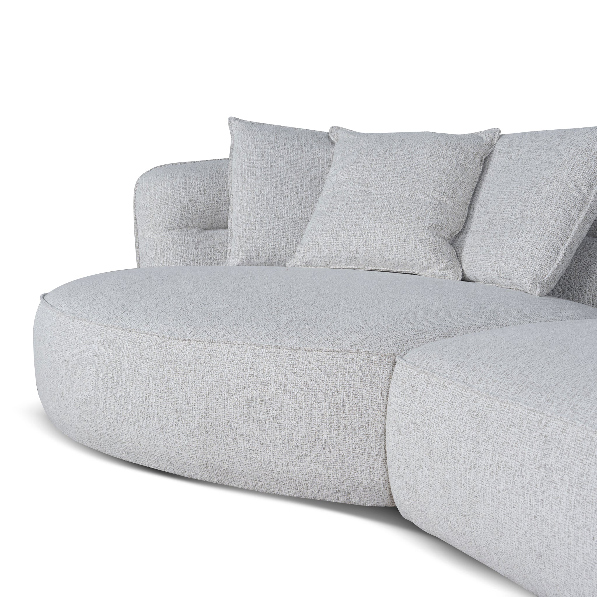 CLC10874-KJ Left Chaise Sofa - Almond Beige