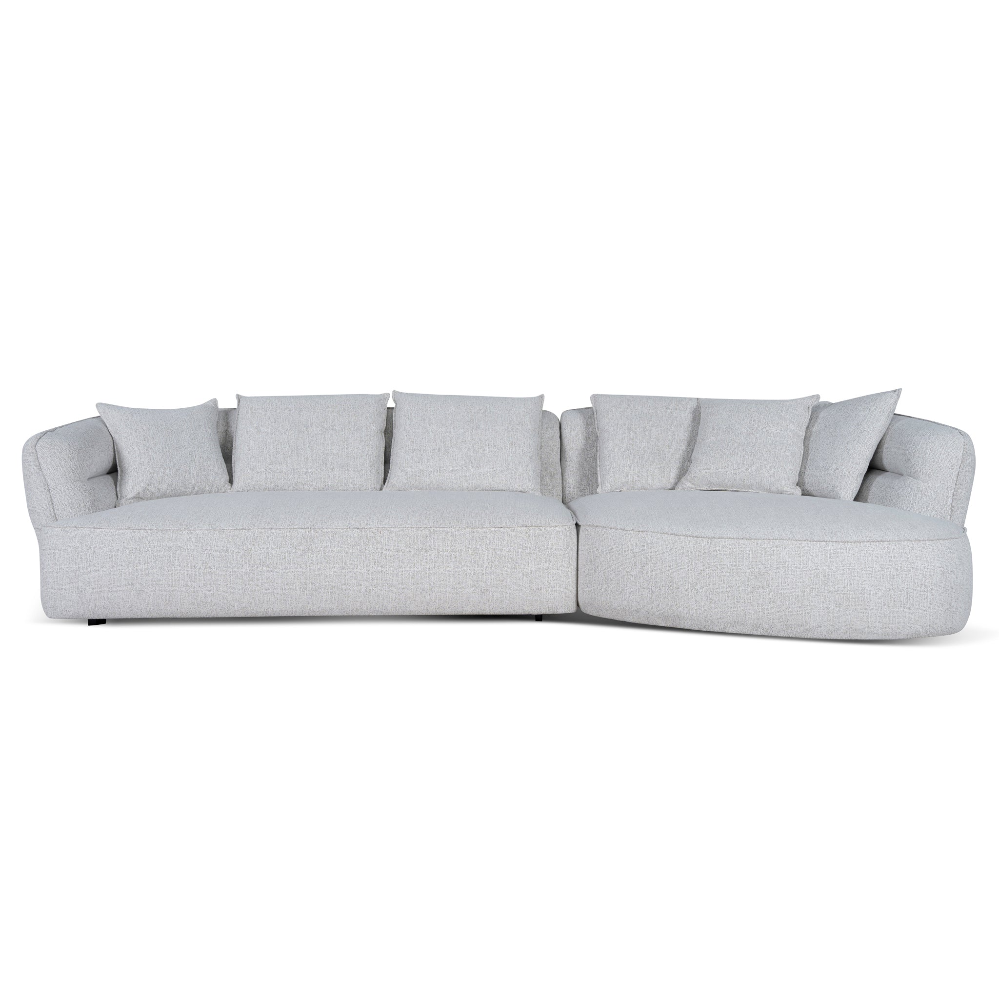 CLC10875-KJ Right Chaise Sofa - Almond Beige